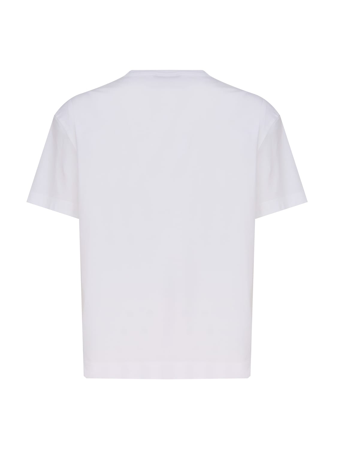 Shop Valentino Vlogo Cotton T-shirt In White