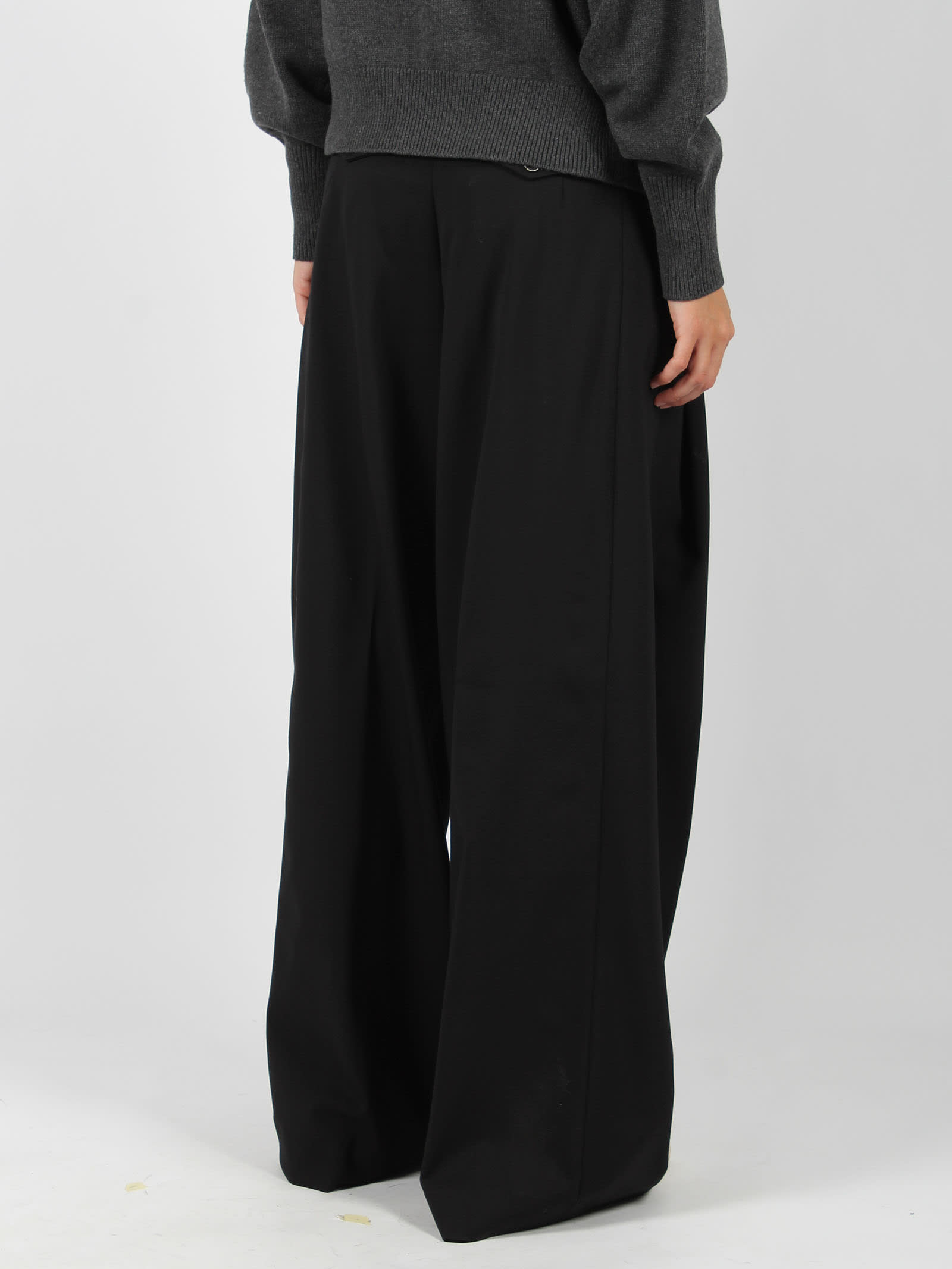 Shop Nine In The Morning Petra Trousers In Black