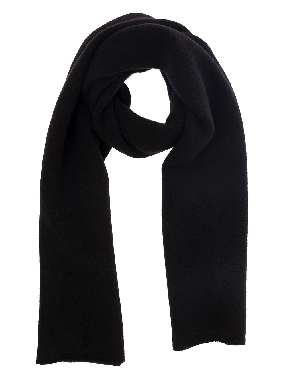 Shop Semicouture Logo Scarf In Black