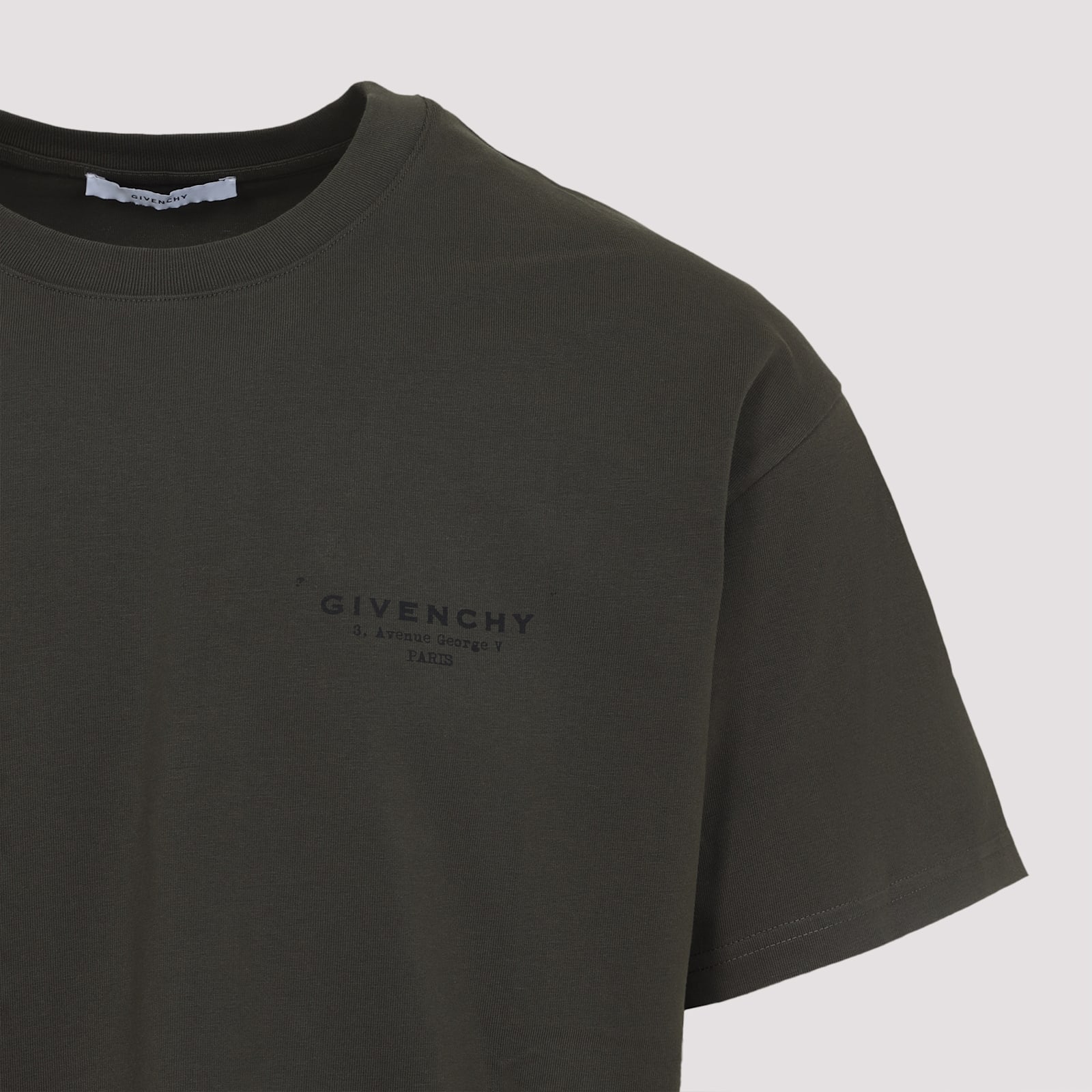 Givenchy Crew Neck Short Sleeves T-shirt In Brown