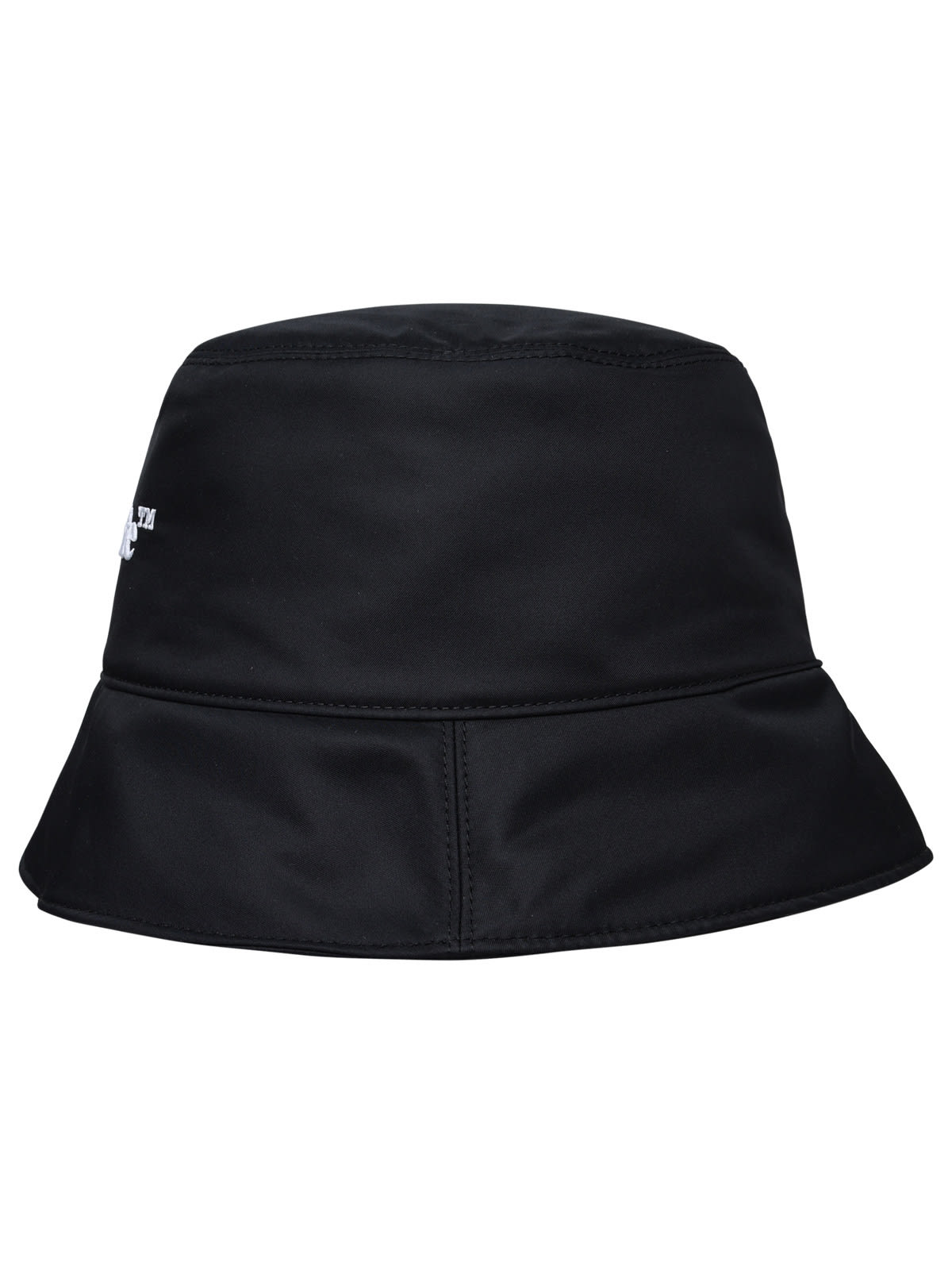 Shop Off-white Black Polyester Hat In Black/white