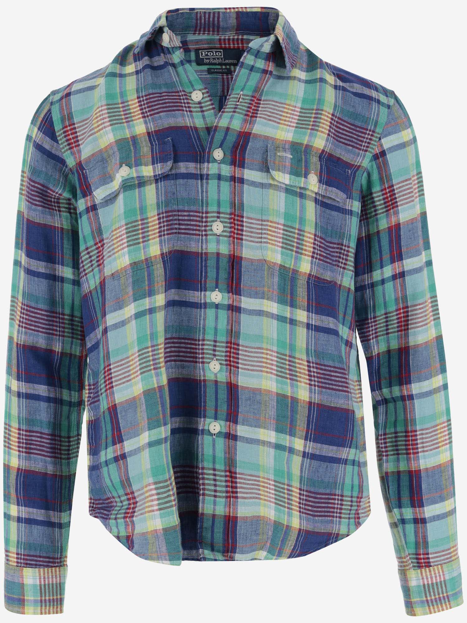 Ralph Lauren Cotton Shirt With Check Pattern In Red