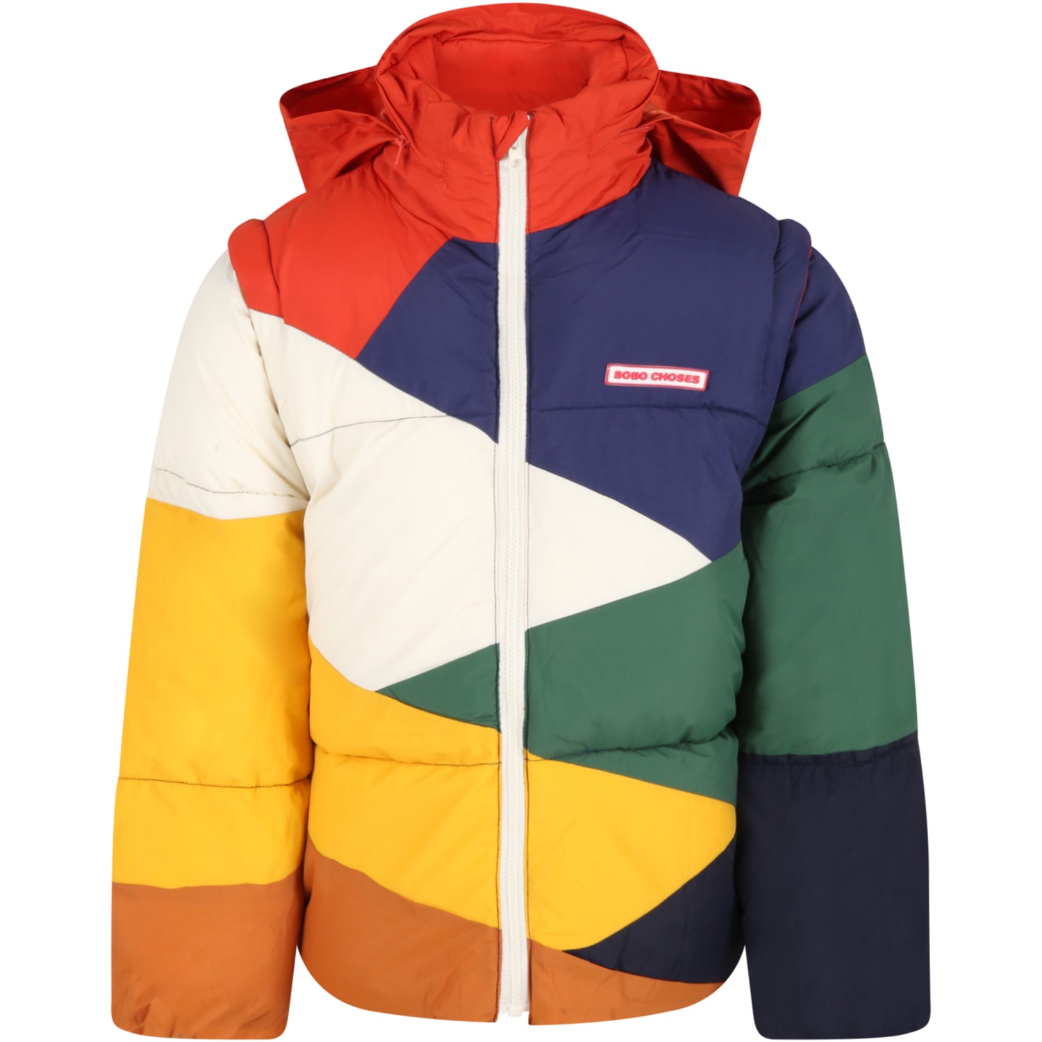 Bobo Choses Multicolor Jacket For Kids With Logo