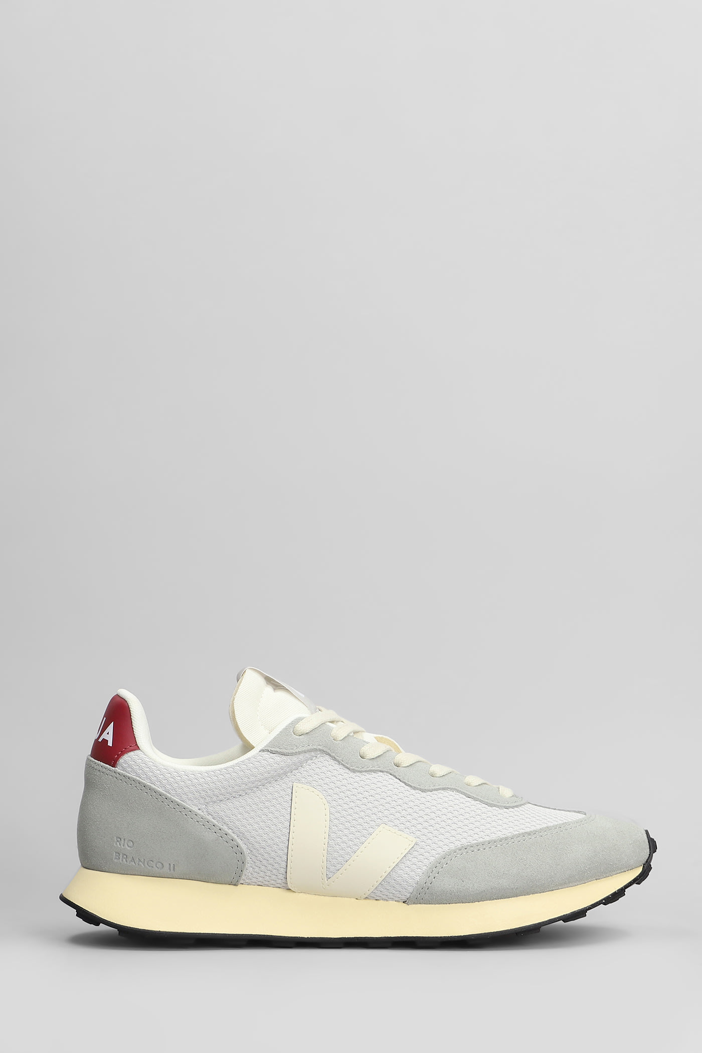 Veja Rio Branco Ii Sneakers In Grey Suede And Fabric In Grey
