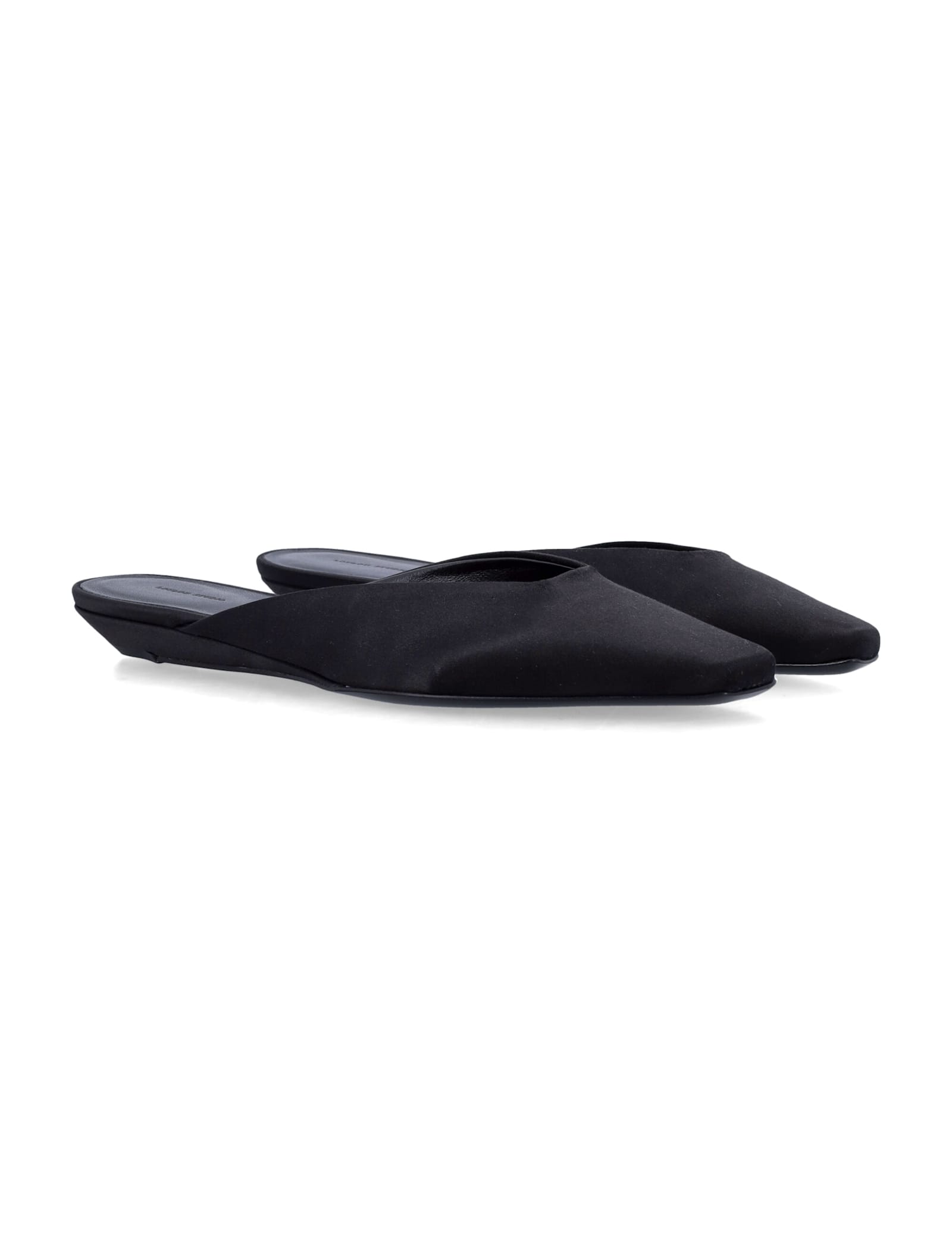 Loulou Studio Black Petros Mules In Black
