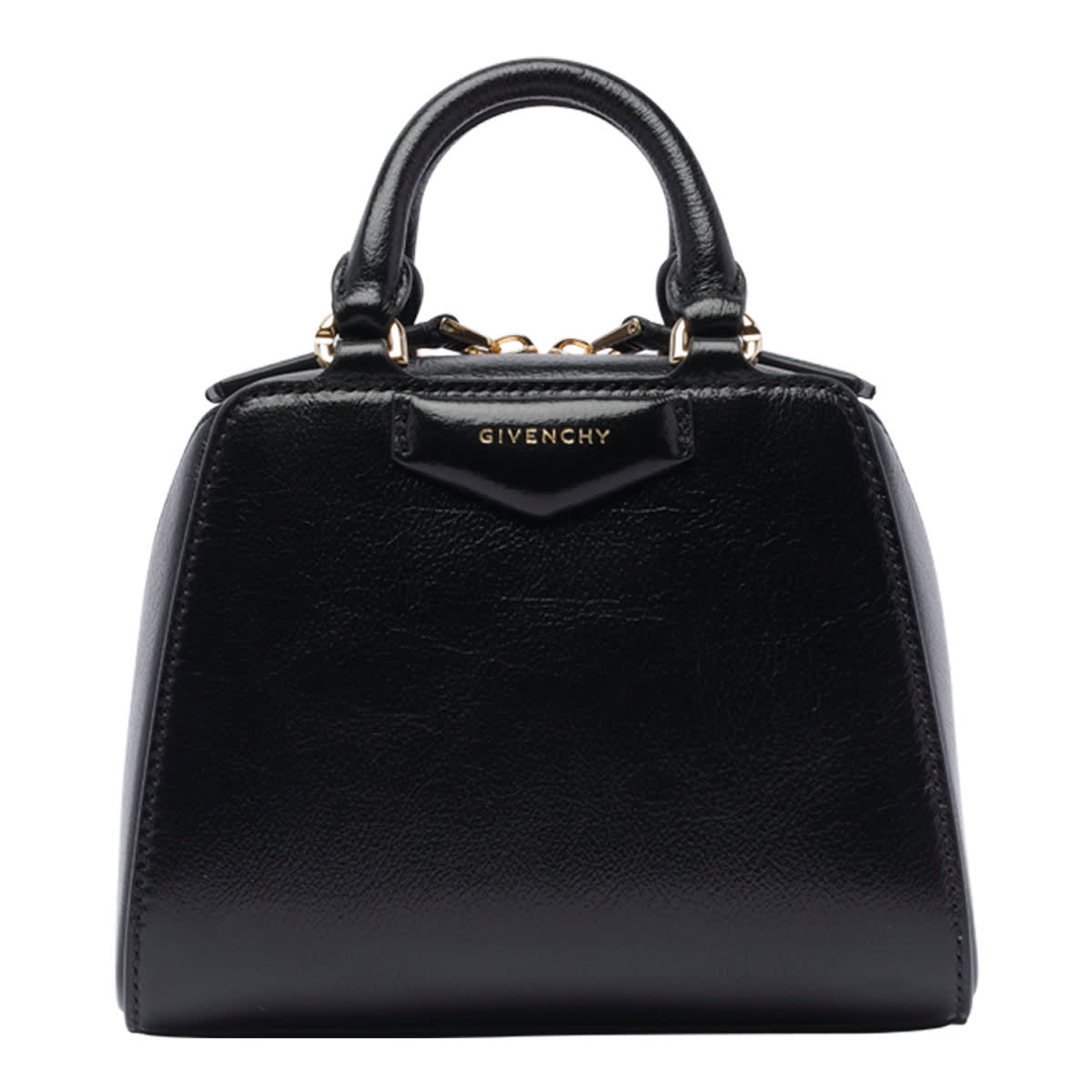 Shop Givenchy Antigona Cube Mini Bag In Black