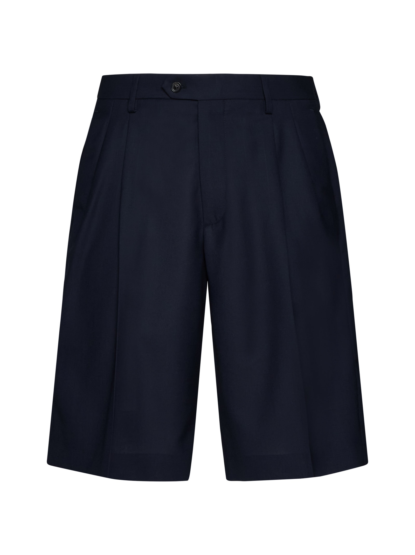 Shop Lardini Shorts In Blue