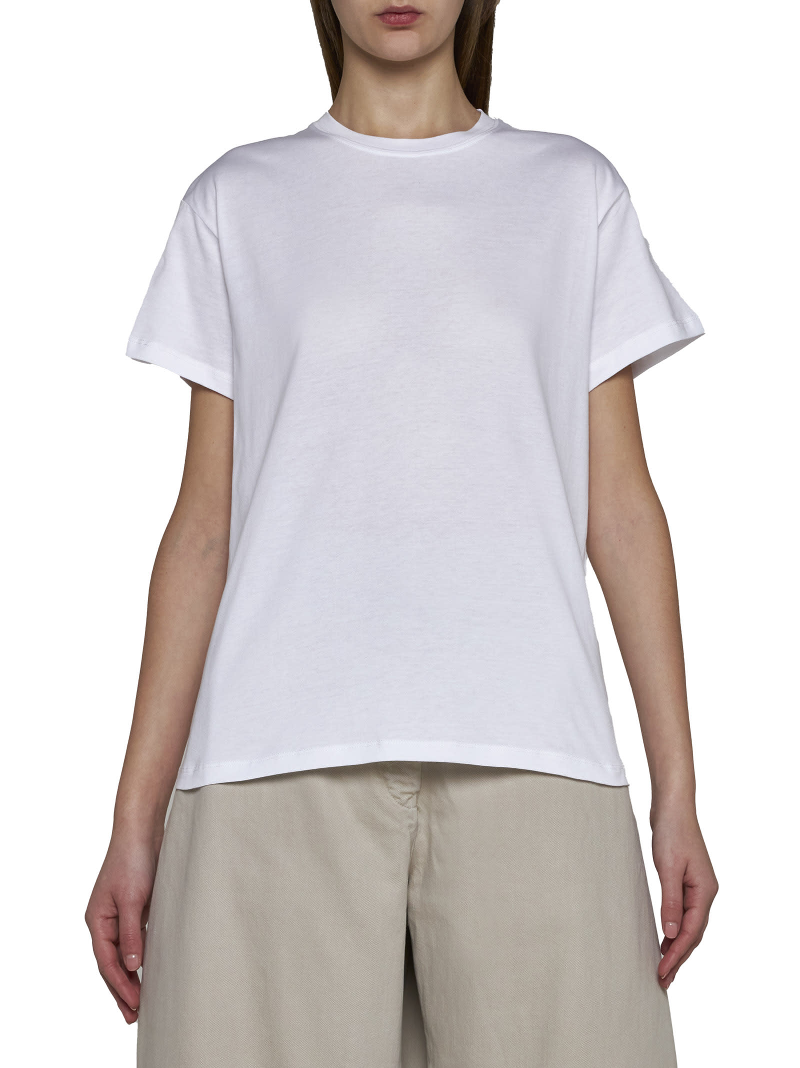 Shop Studio Nicholson T-shirt In Optic White