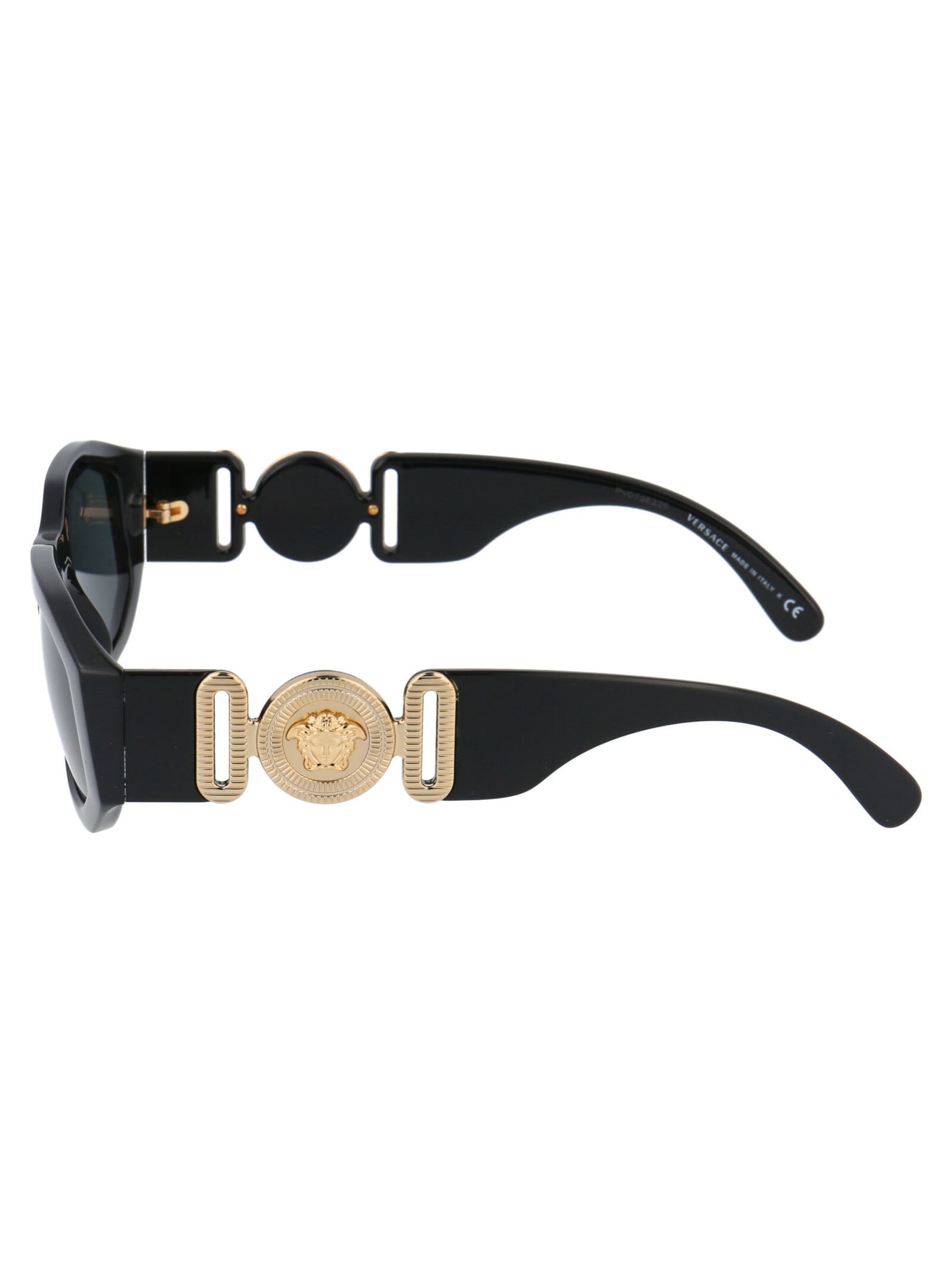 Shop Versace 0ve4361 Sunglasses In Gb1/87 Black