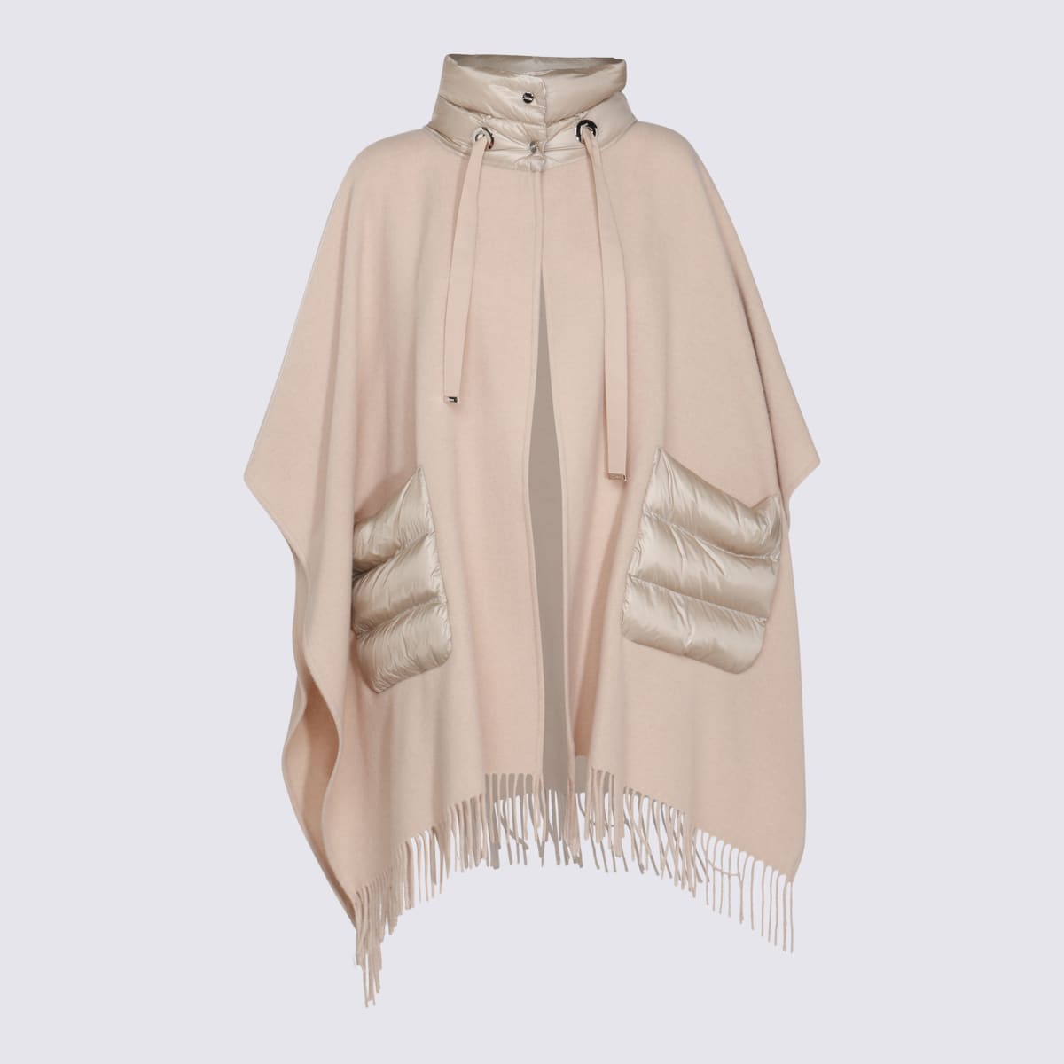 Shop Herno Beige Wool Capes