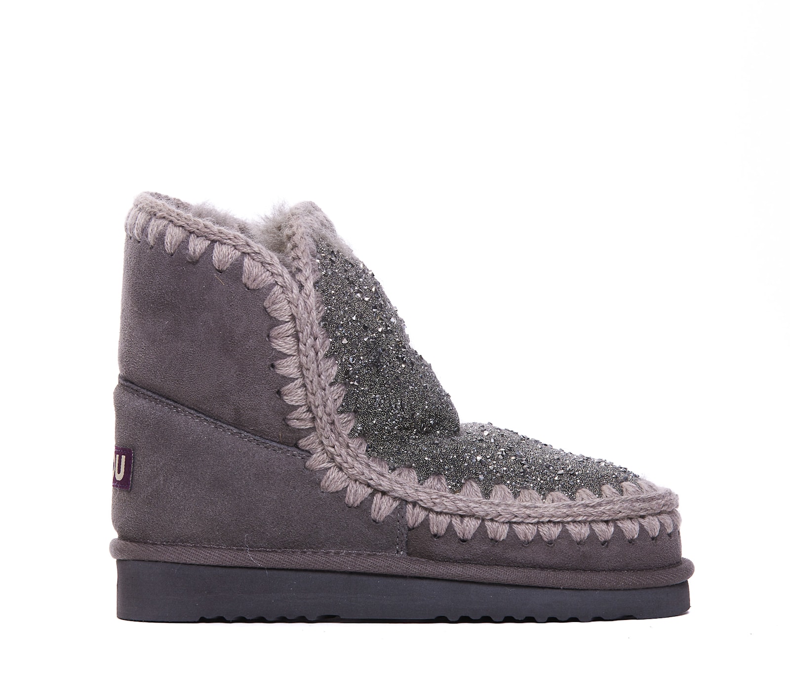 Shop Mou Eskimo 18 Hotfix In Grey