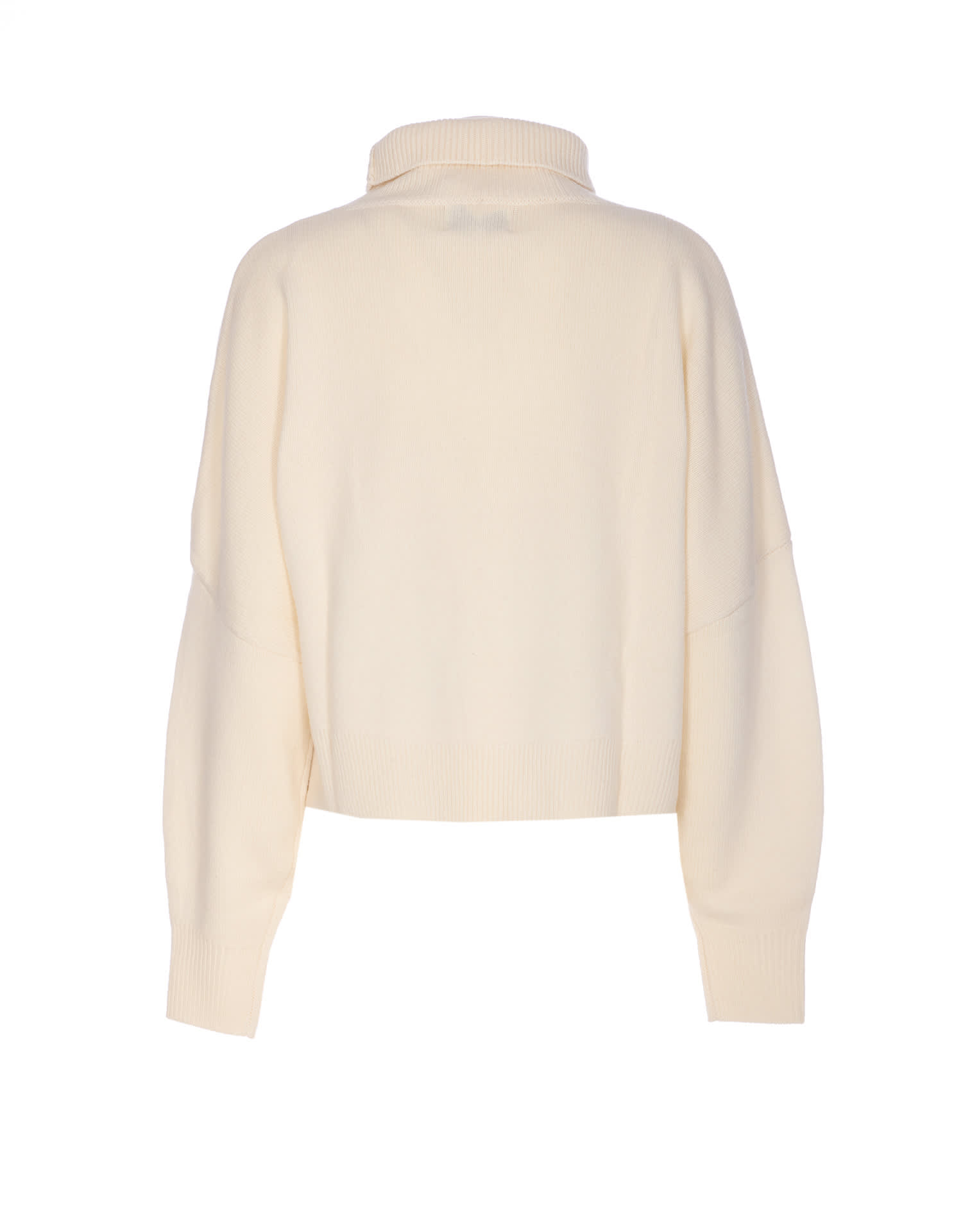 Loulou Studio Luke Stand Collar Sweater In Neutral