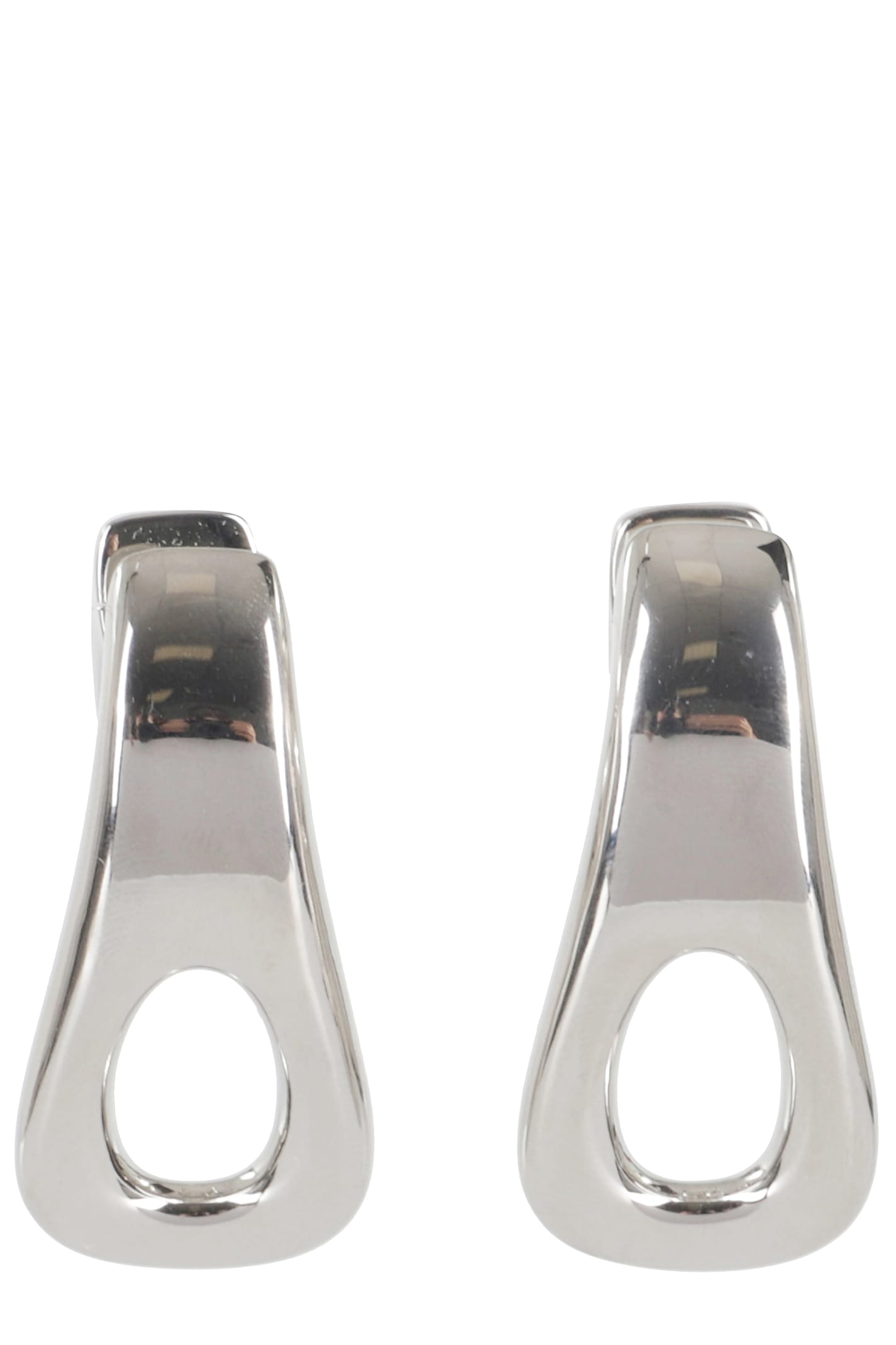 Rabanne Zip-pull Earrings In Metallic