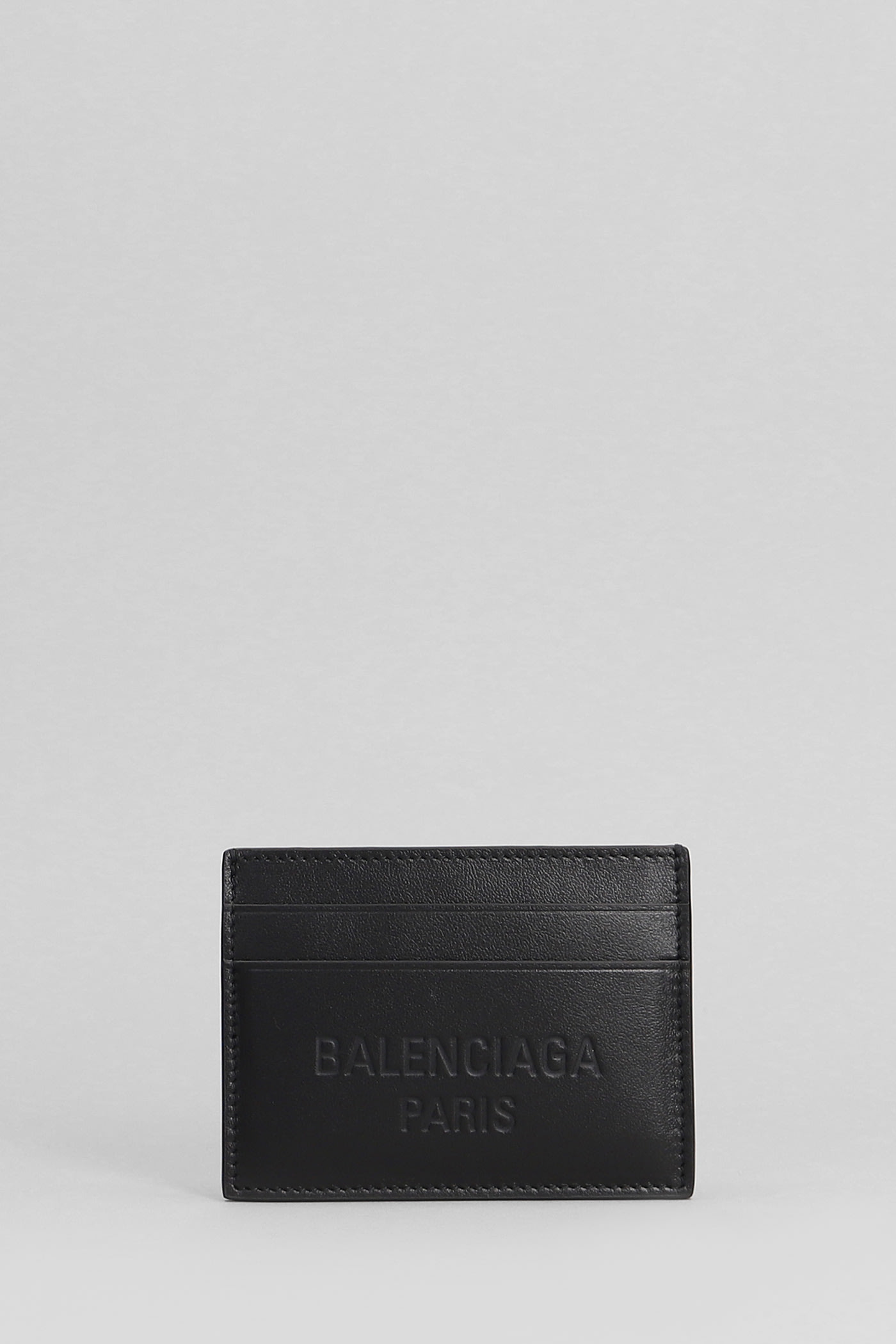 Shop Balenciaga Wallet In Black Leather