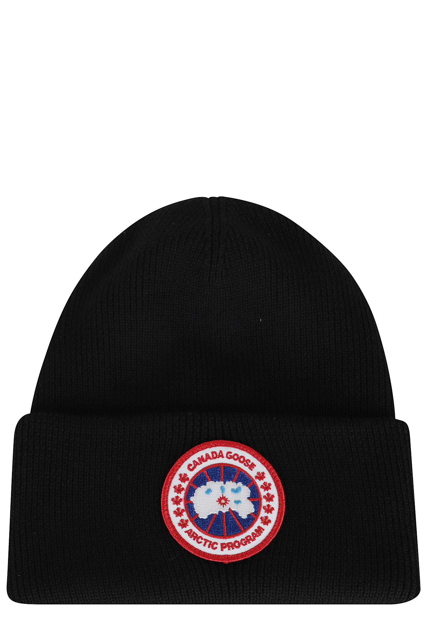 Canada Goose Cuffia Arctic In Lana Nera Uomo In Black
