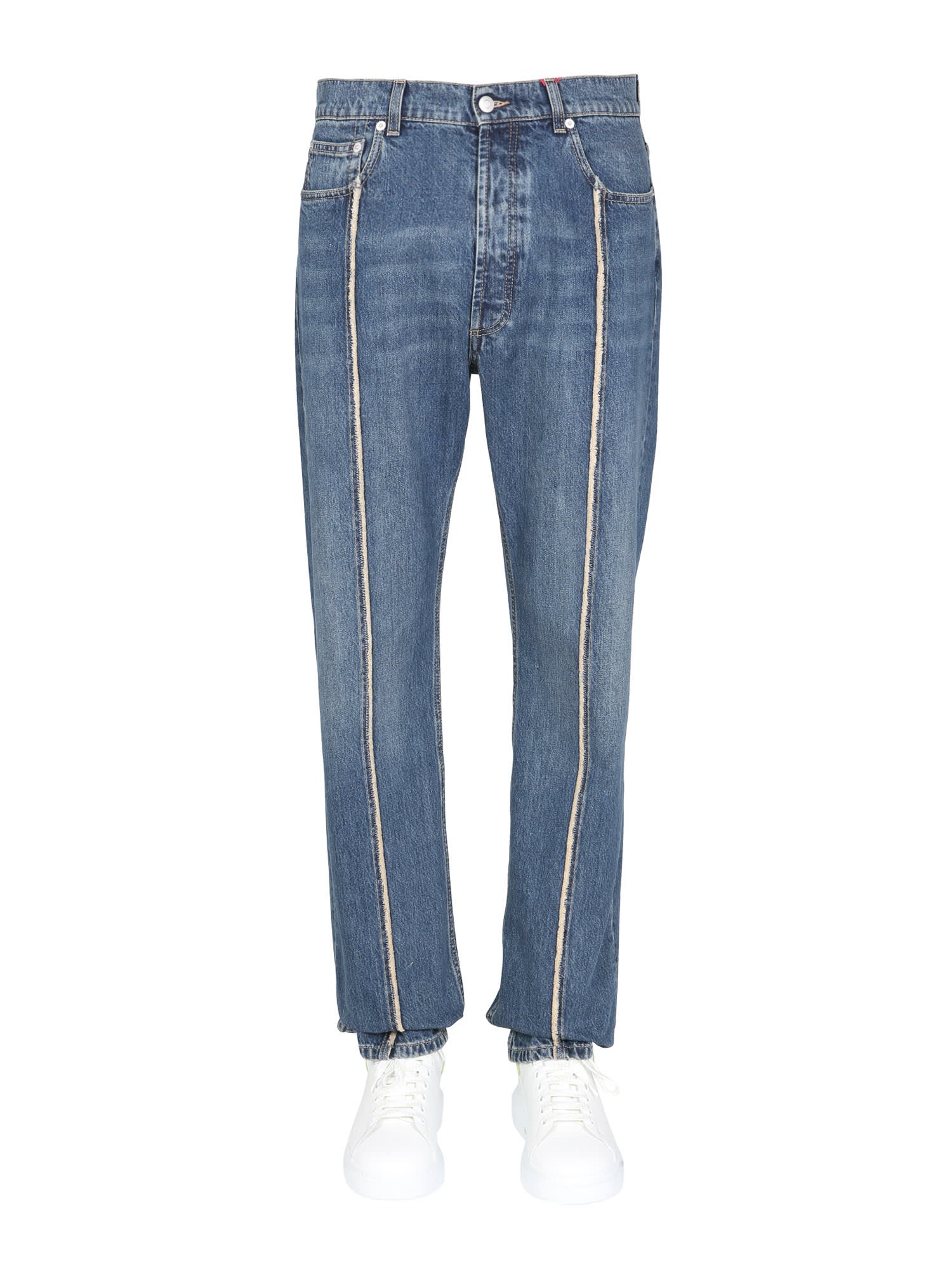 Alexander McQueen Cotton Denim Jeans