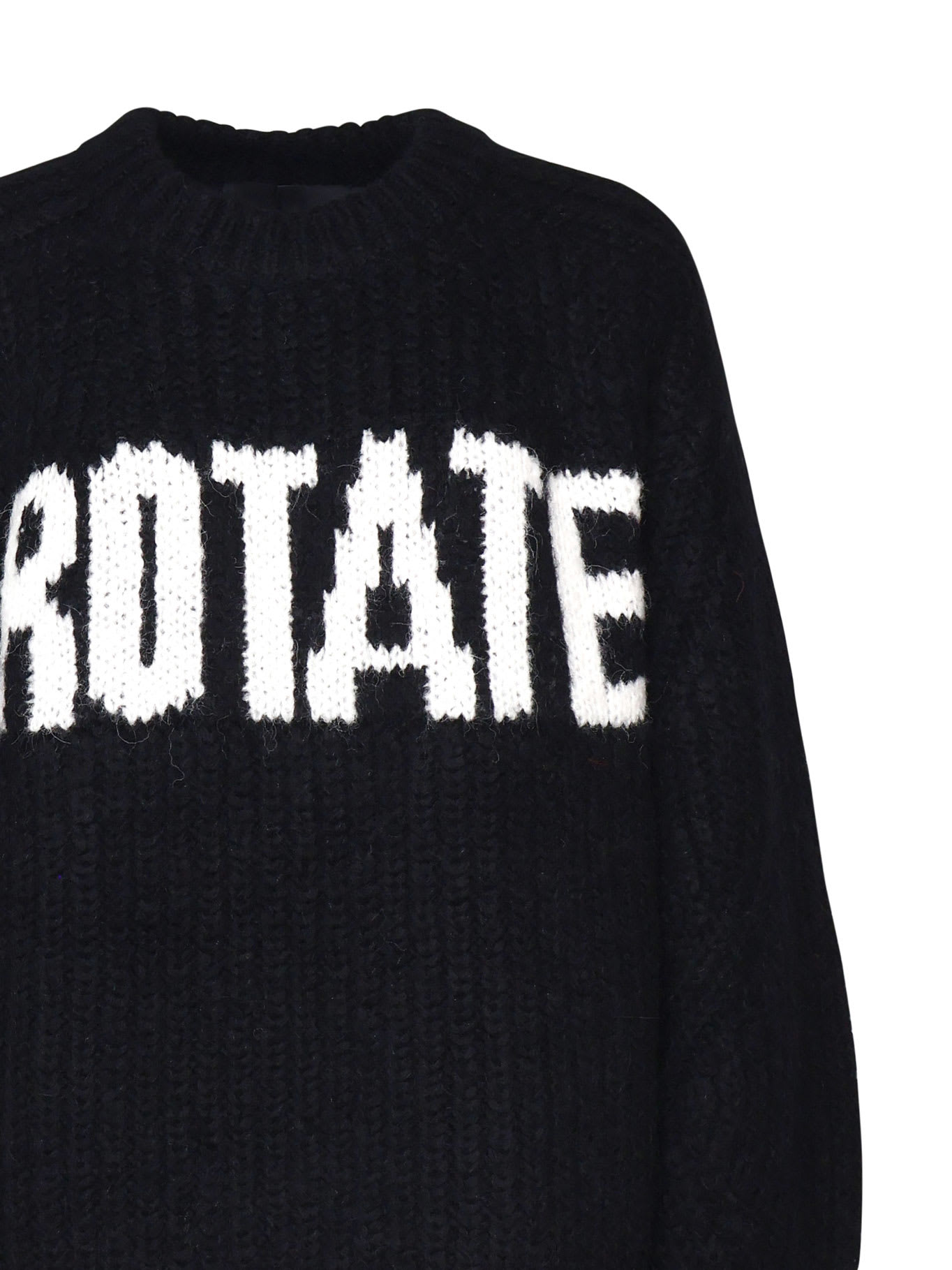 ROTATE BIRGER CHRISTENSEN KNITTED LOGO SWEATSHIRT