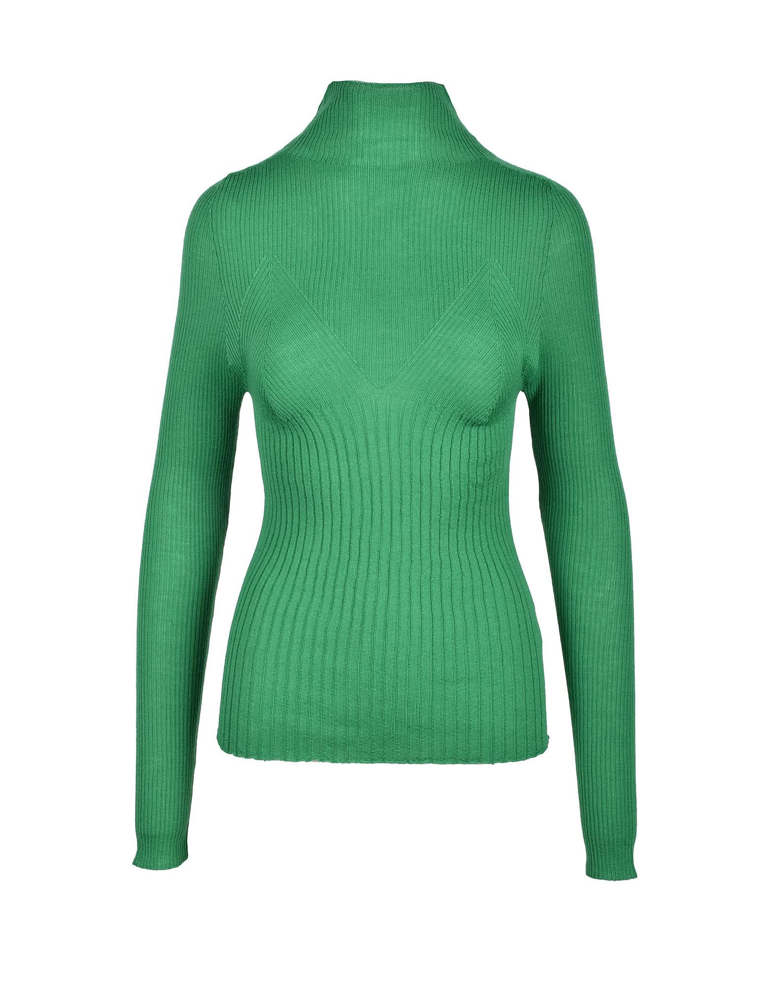Womens Green Sweater