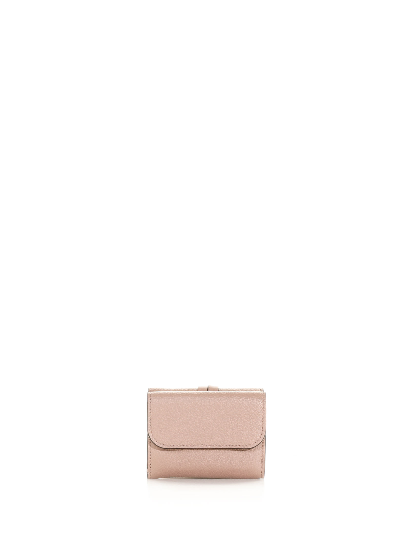 Shop Chloé Small Trifold Letter Wallet In Woodrose