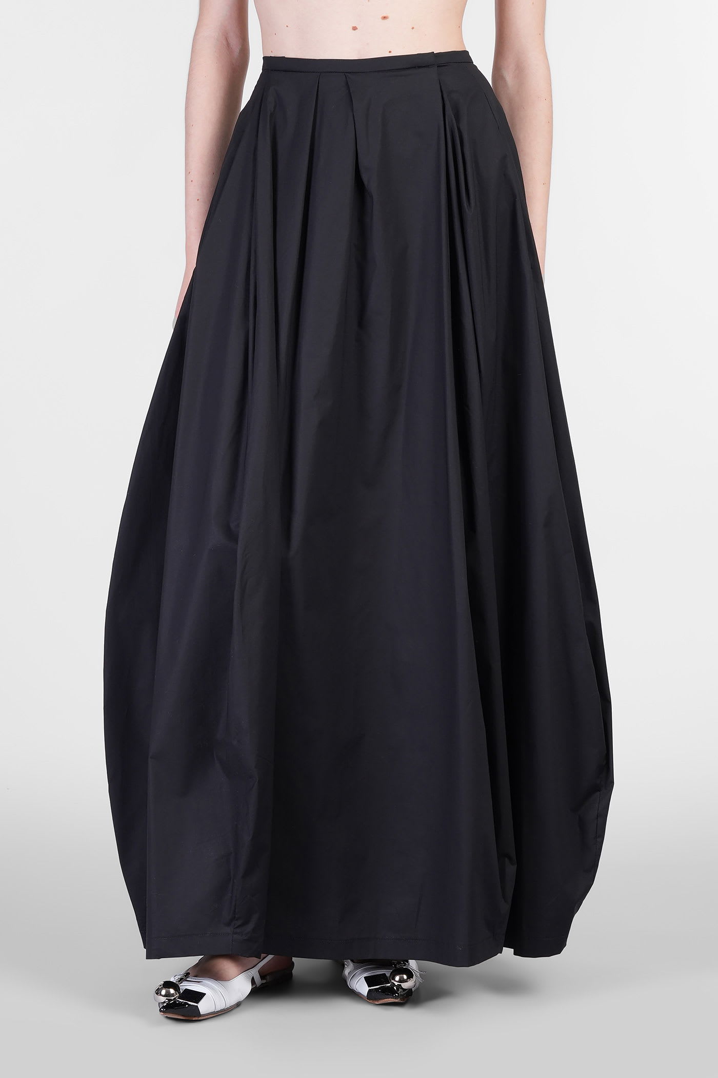Balla Skirt In Black Cotton