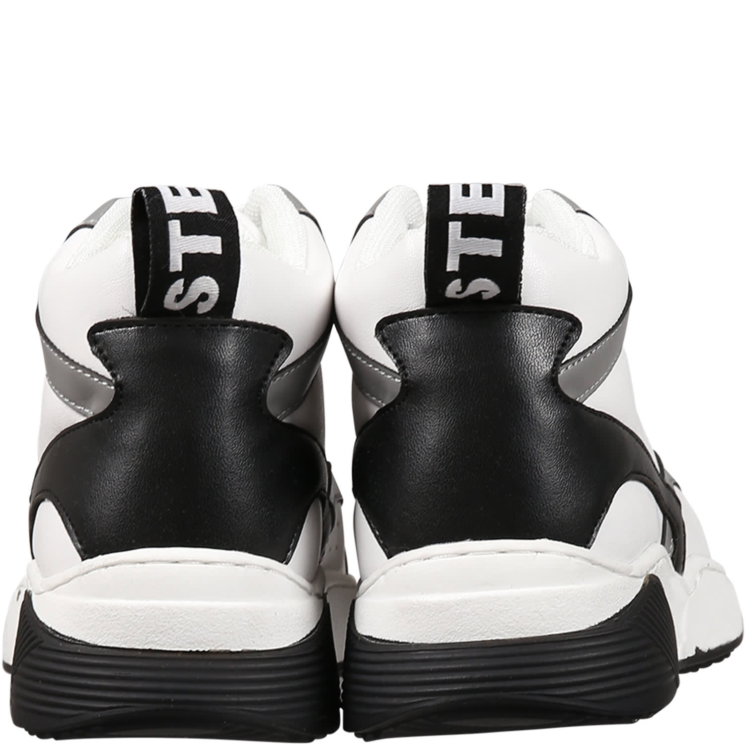 Shop Stella Mccartney Multicolor Sneakers For Boy With Logo