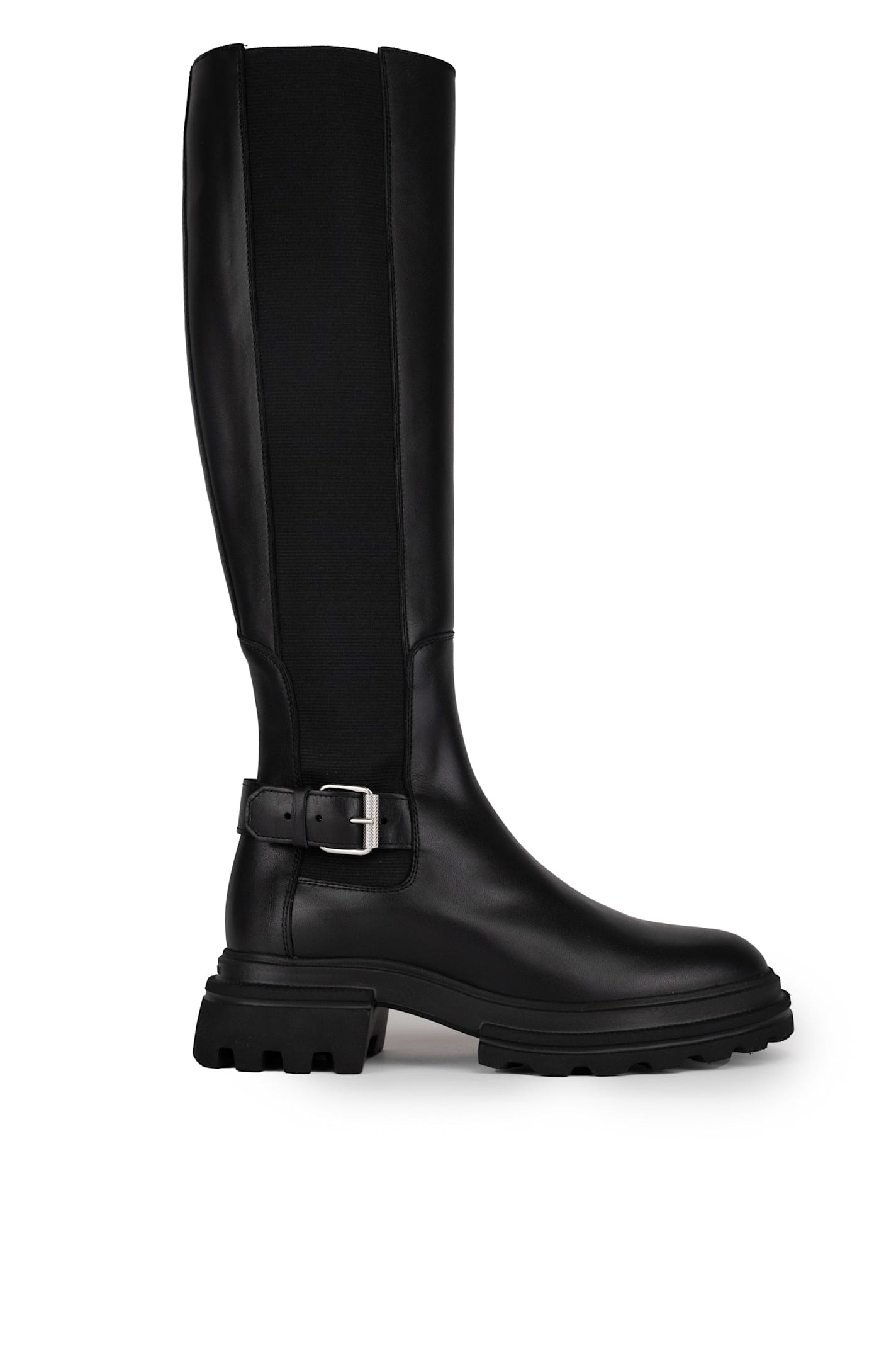 Shop Hogan 10-storey Chelsea Boots In Nero