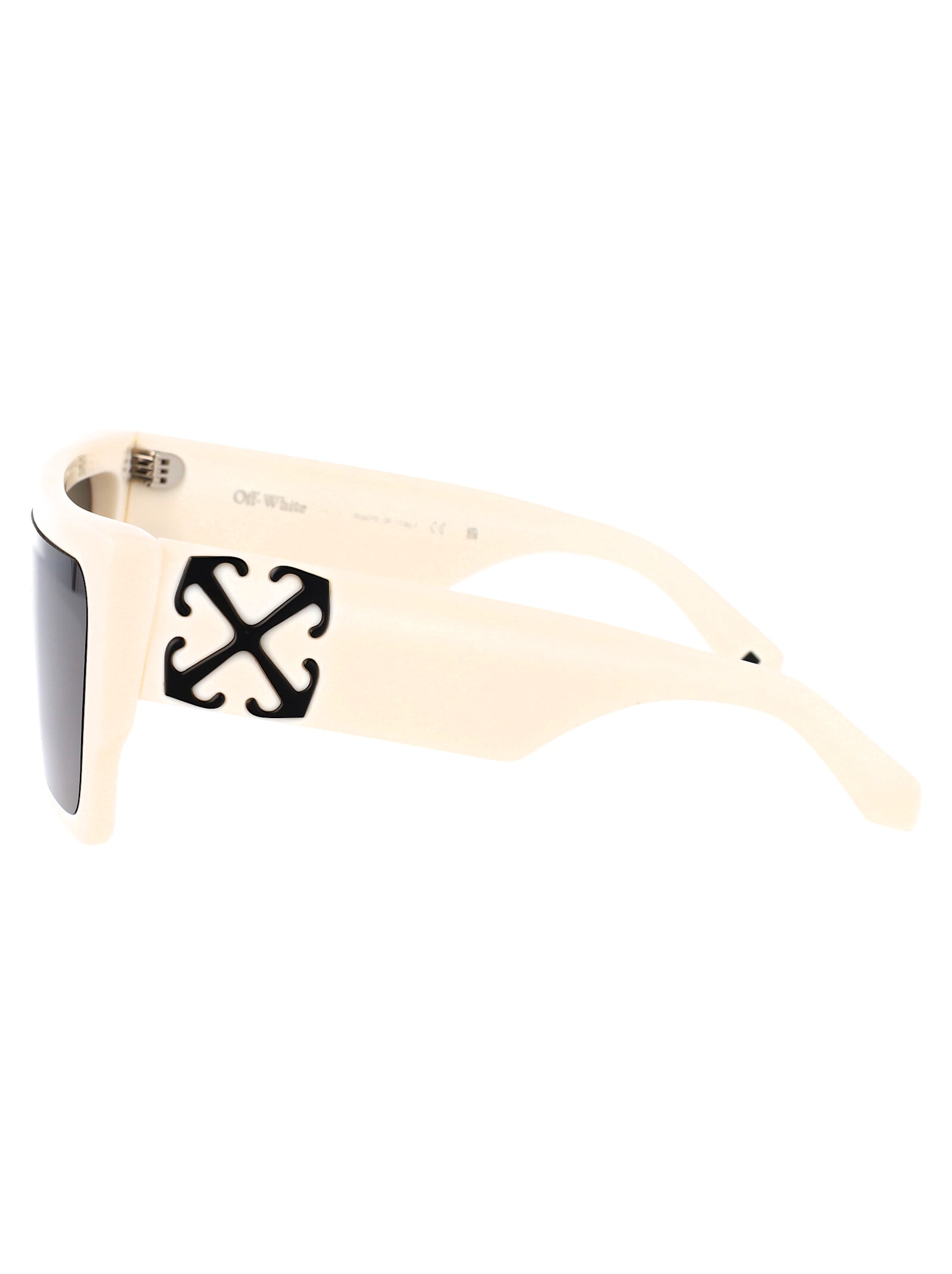 Off-white Marion Sunglasses In White Dark Grey