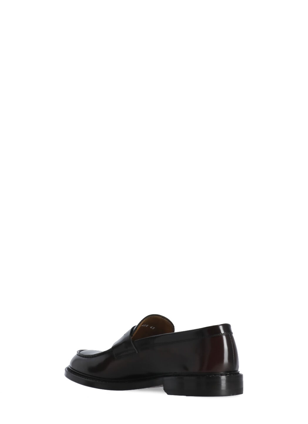 Shop Doucal's Smooth Leather Loafers In Brown