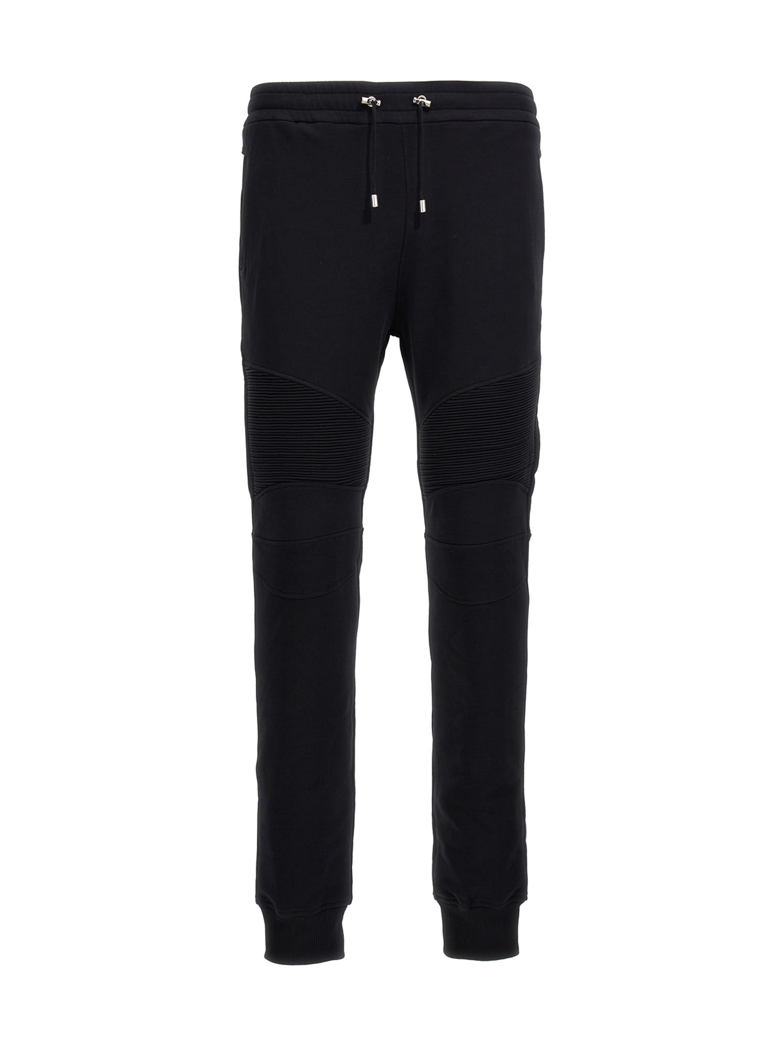 Balmain Cotton Joggers In Black | ModeSens