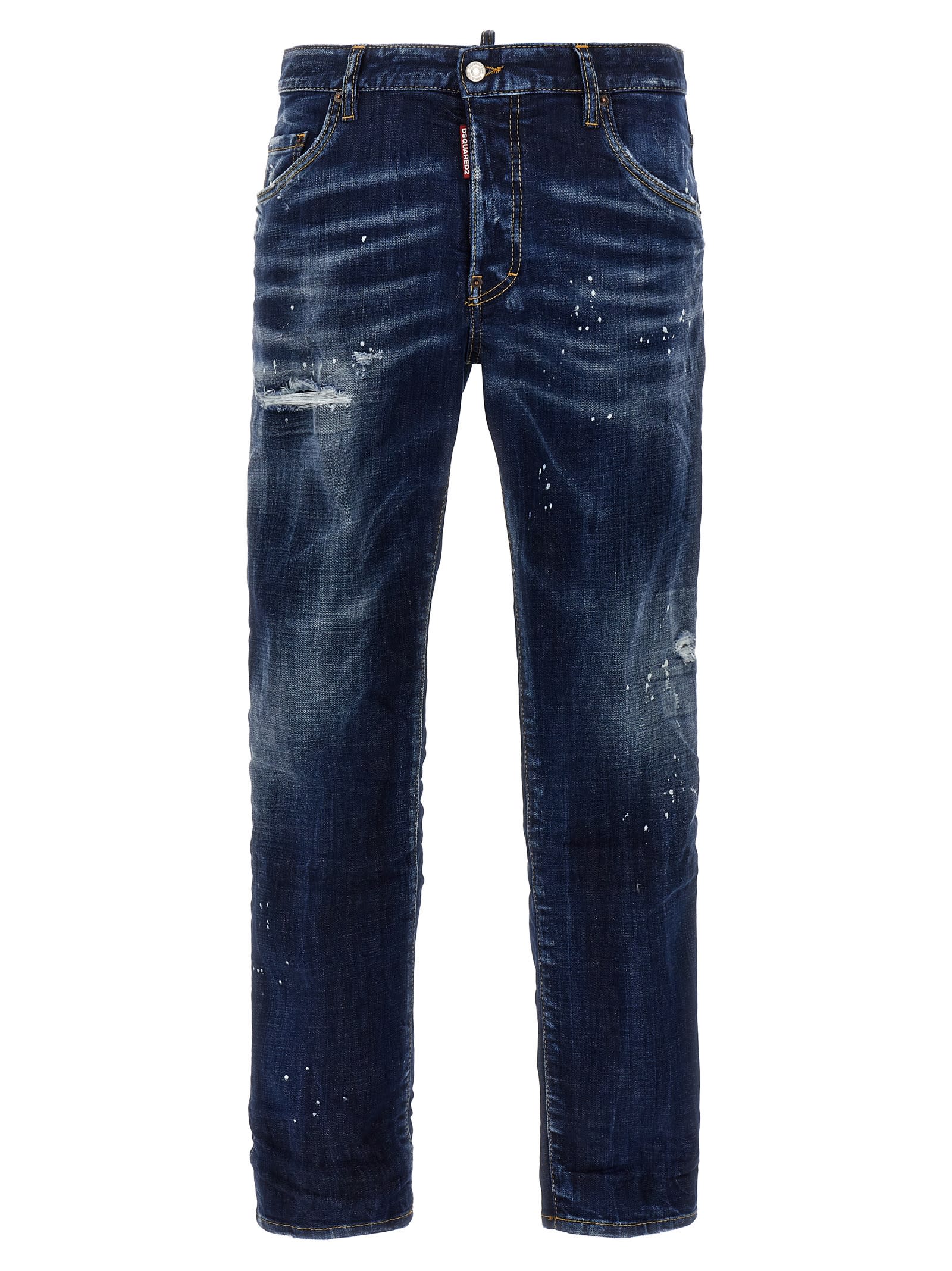 Shop Dsquared2 Skater Jeans In Blue