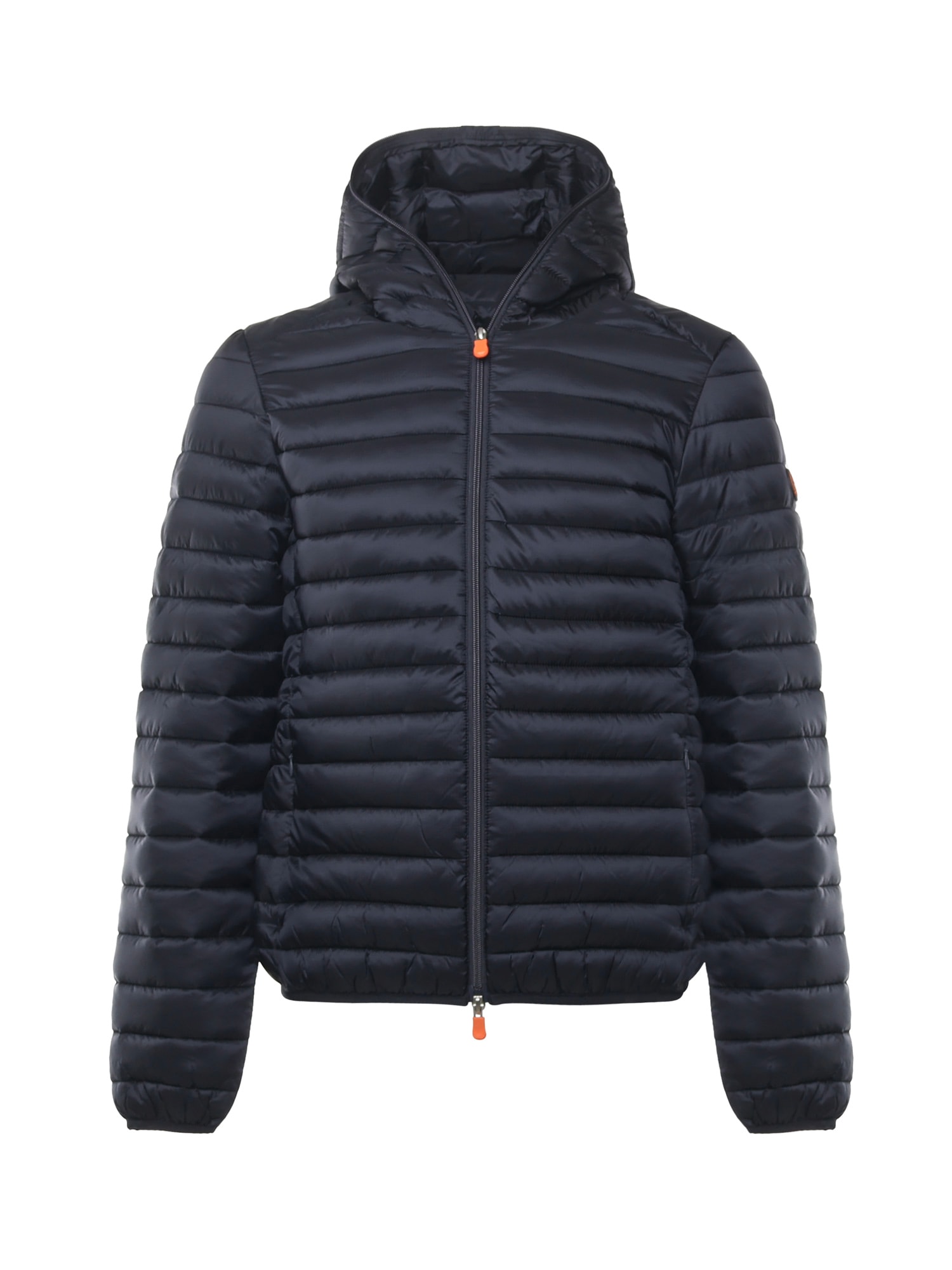 Save The Duck Hooded Zip Ripstop Jacket In Blue