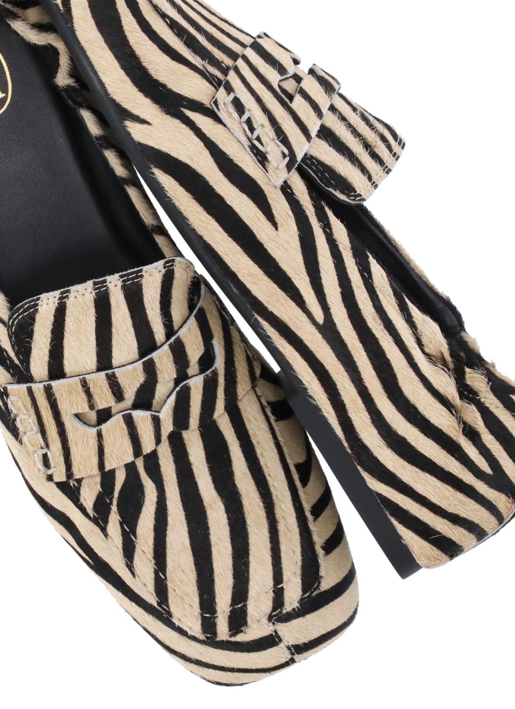 Ash Barkley Zebra-print Loafers In Neutral