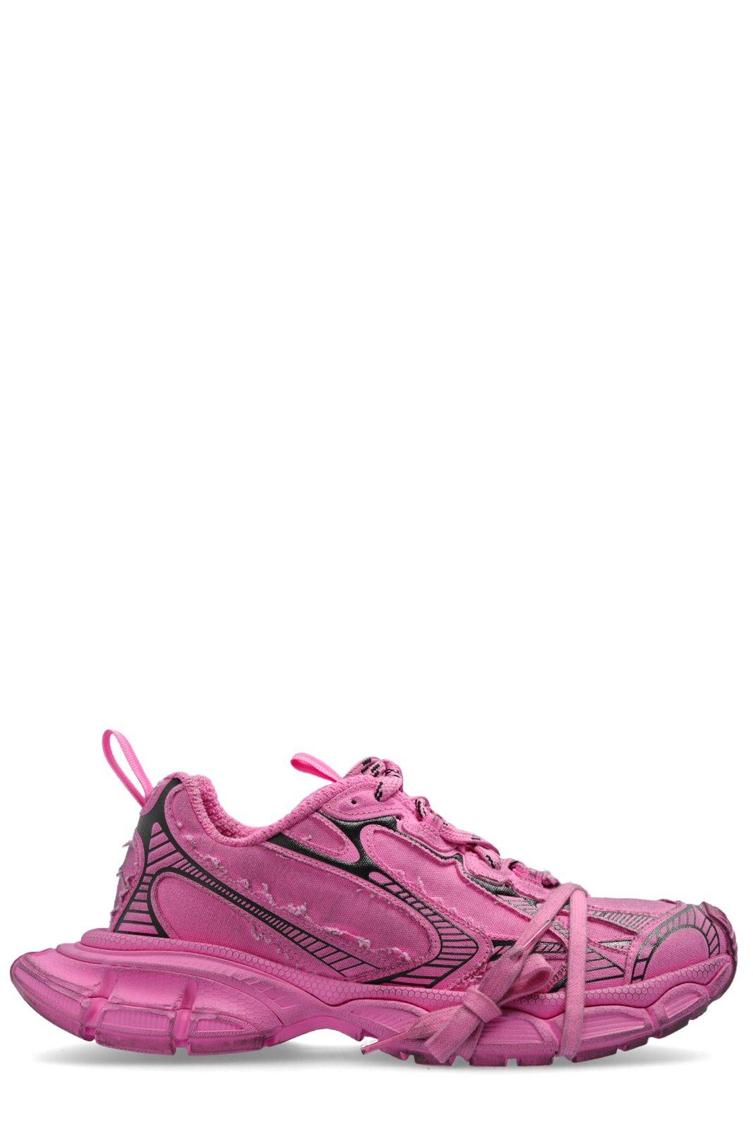 Shop Balenciaga 3xl Lace-up Sneakers In Pink