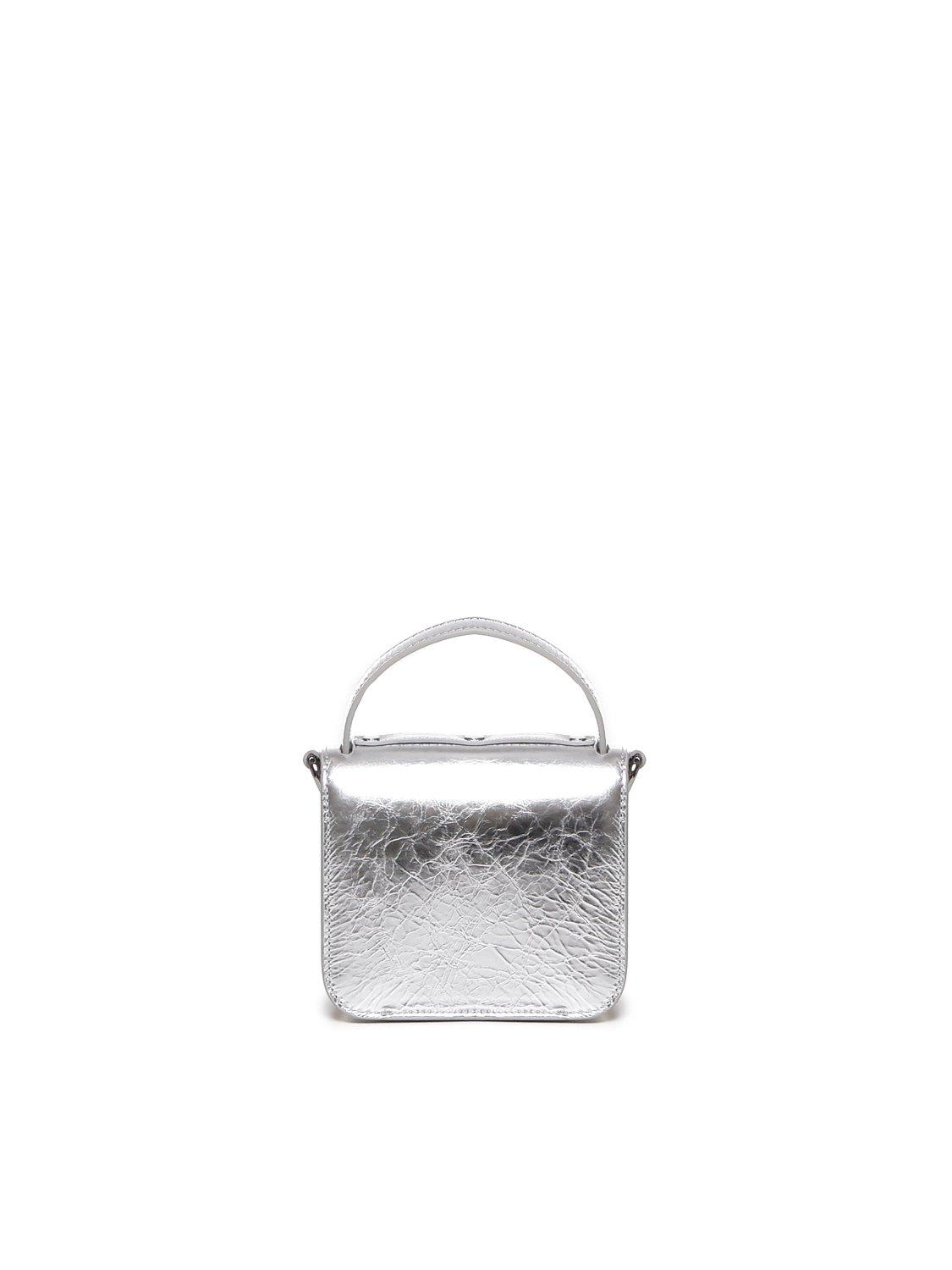 Chloé Chloe Penelope Micro Crossbody Bag In Silver