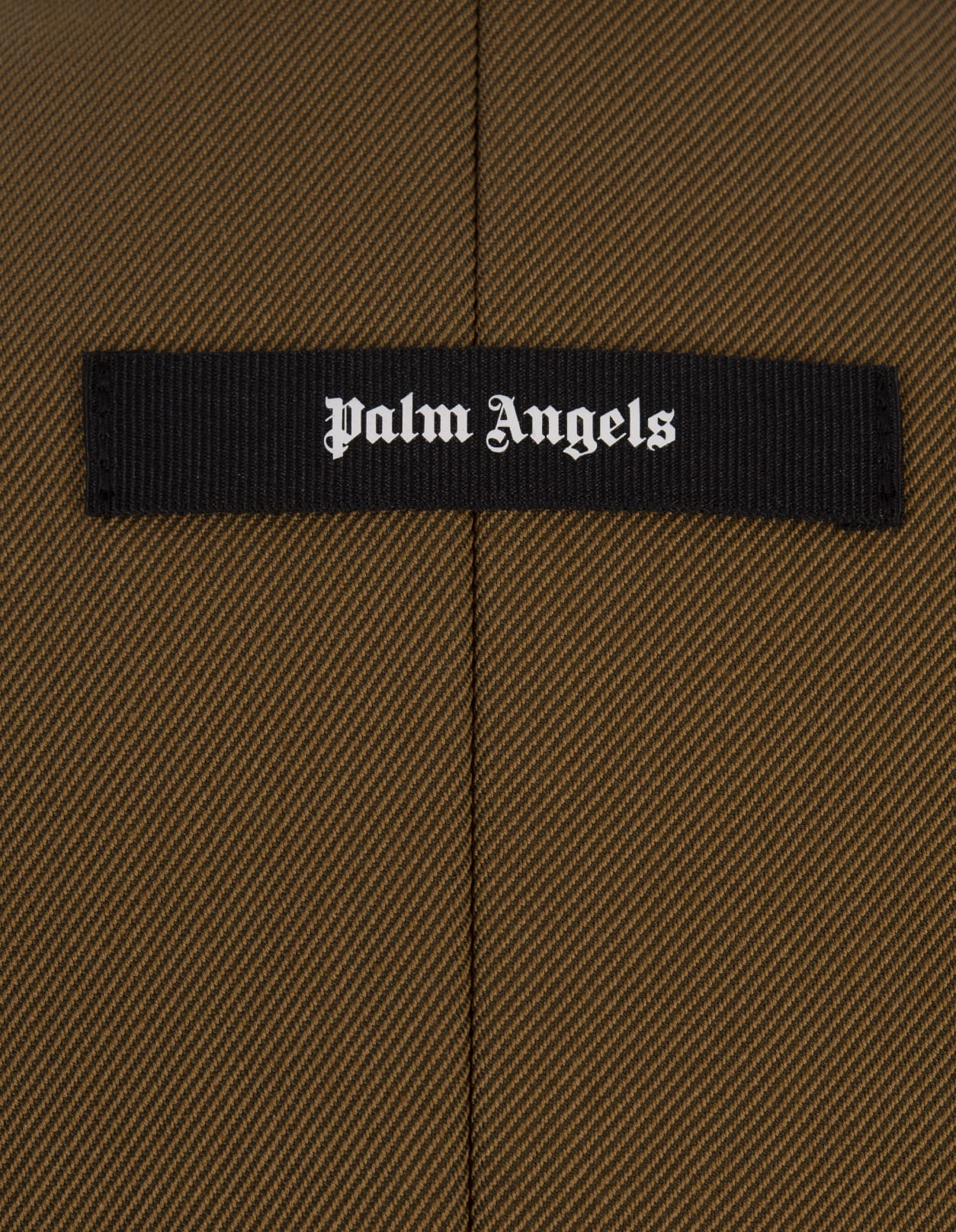 Shop Palm Angels Crop Double Breasted Blazer In Coppered Brown