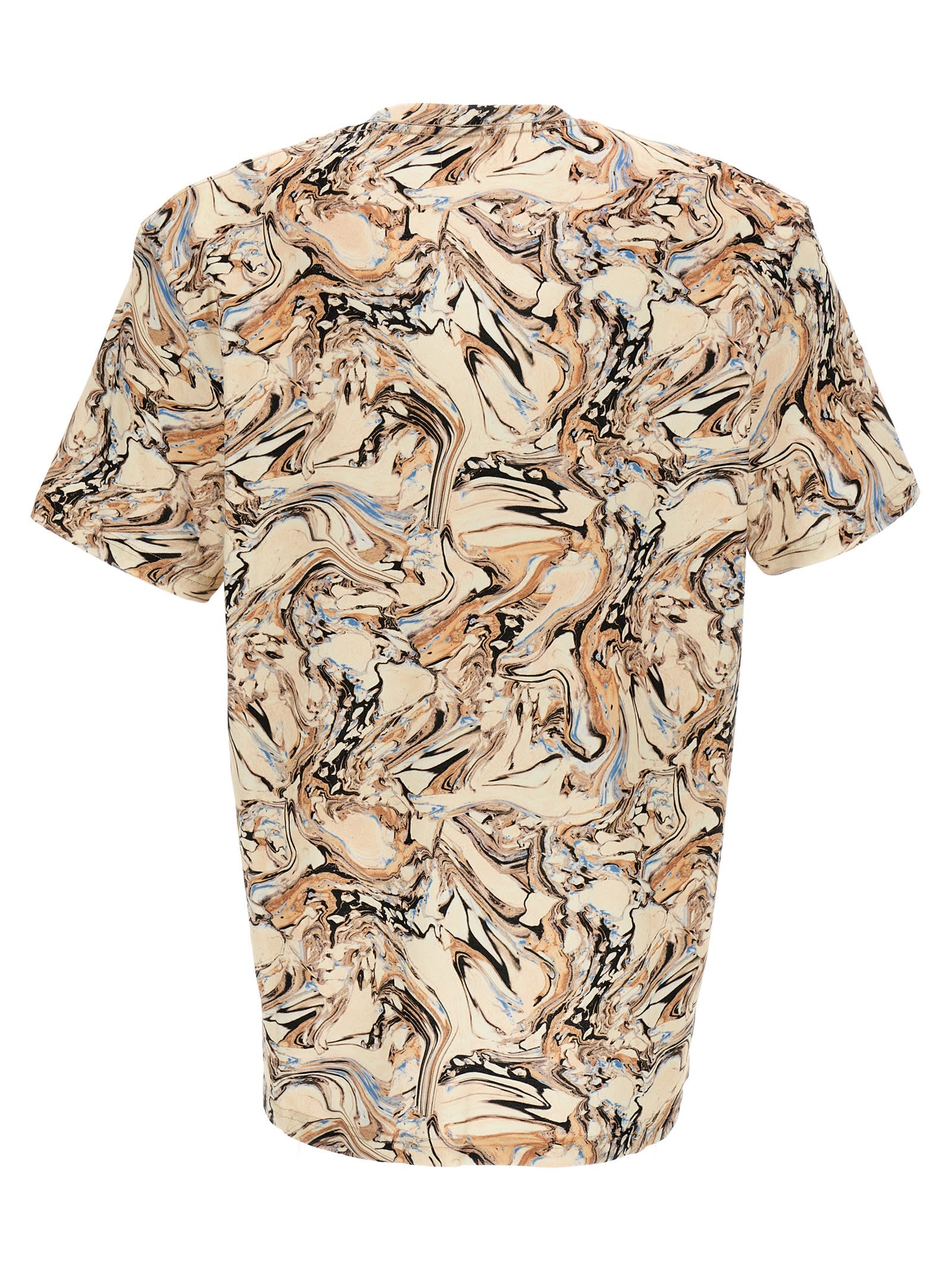 Shop Isabel Marant Honore T-shirt In Beige