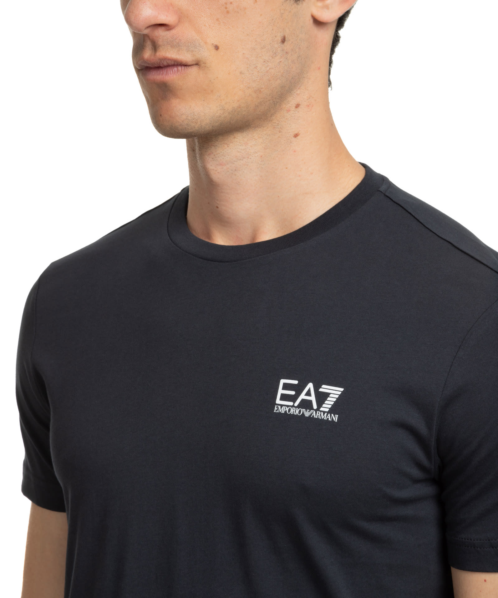 Shop Ea7 Core Identity Cotton T-shirt