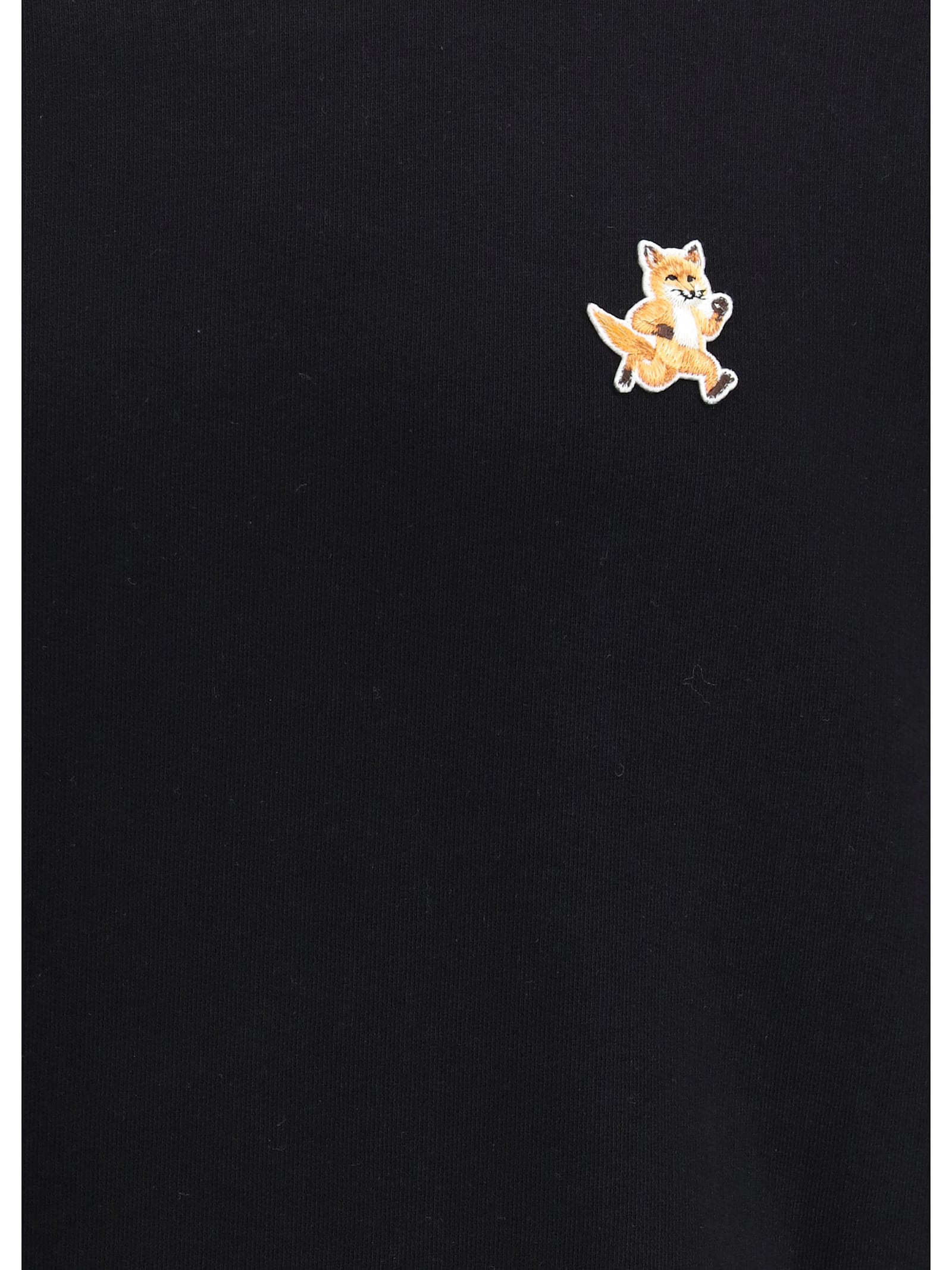 Shop Maison Kitsuné Speedy Fox Sweatshirt In Black
