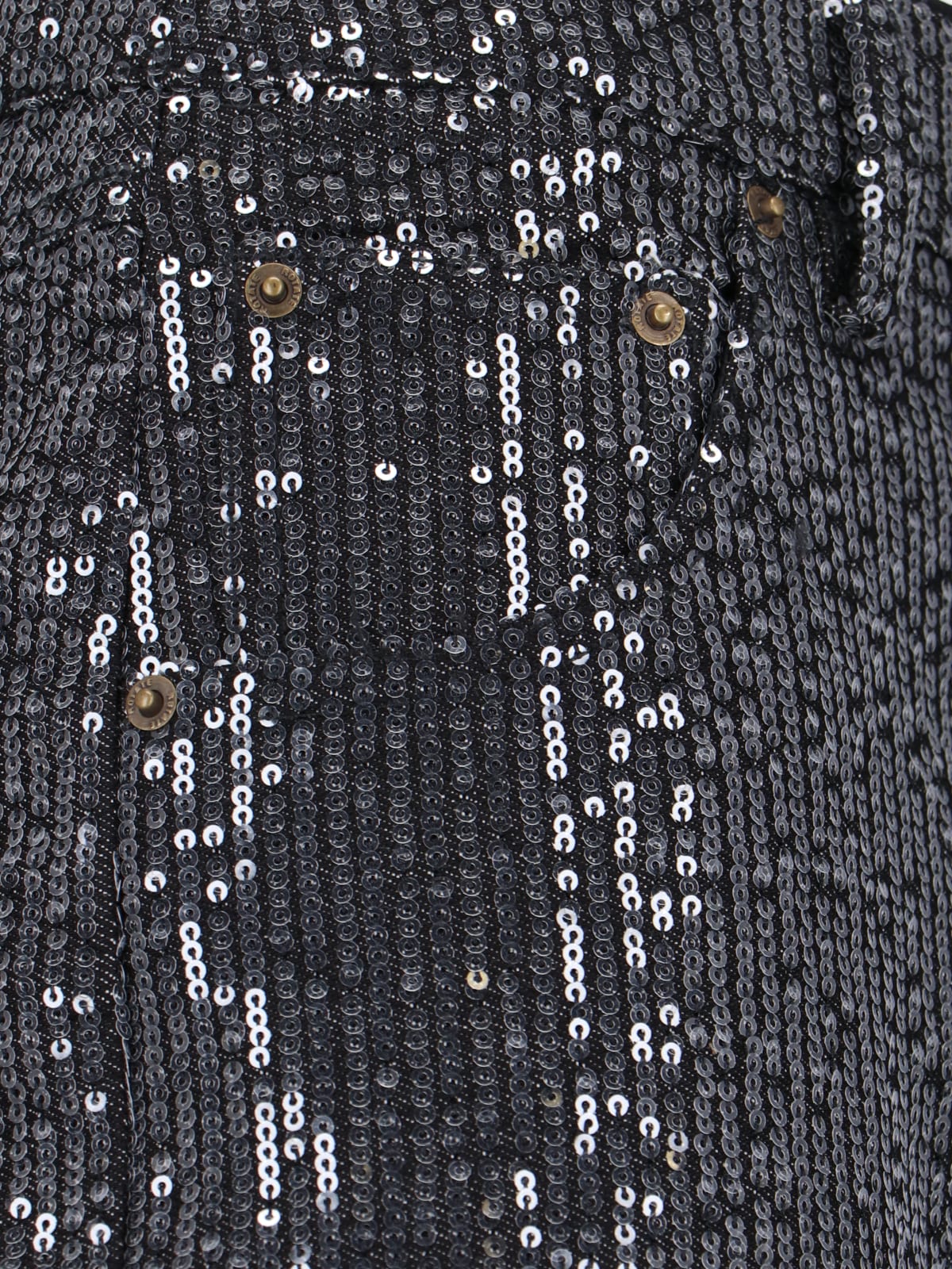 Shop Rotate Birger Christensen Sequin Trousers In Black