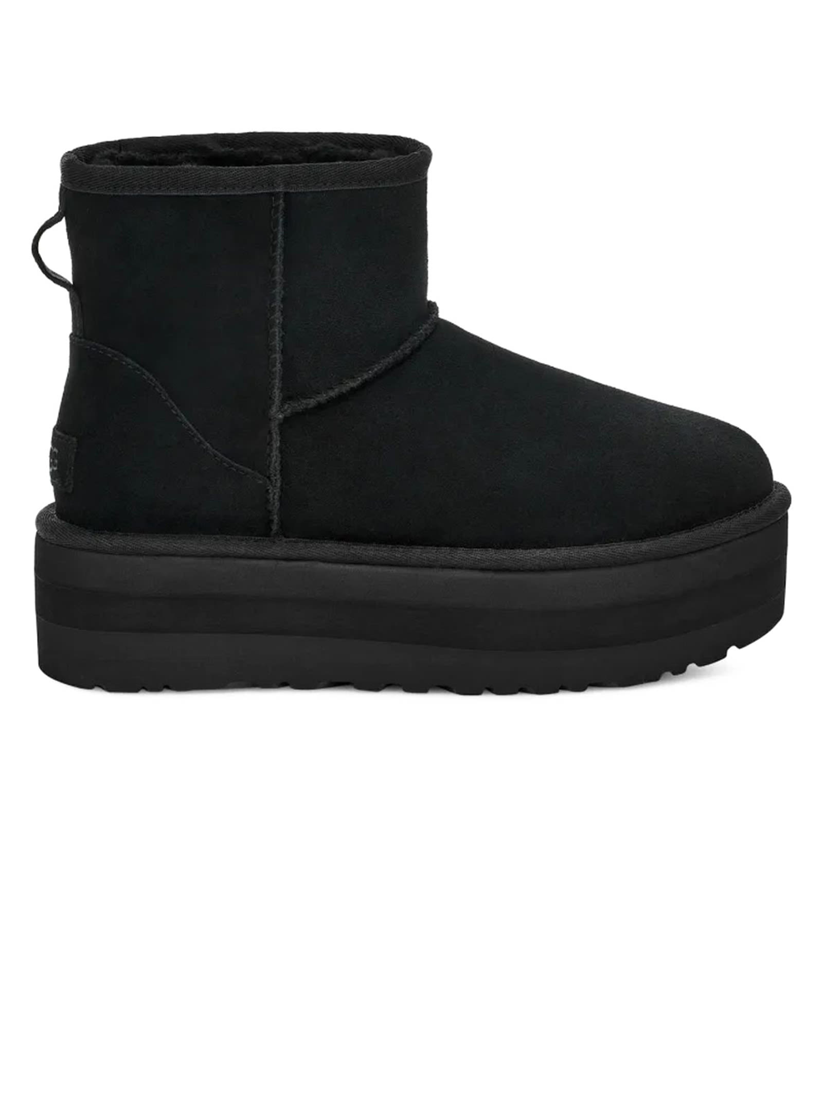 UGG Black Classic Mini Platform Boot