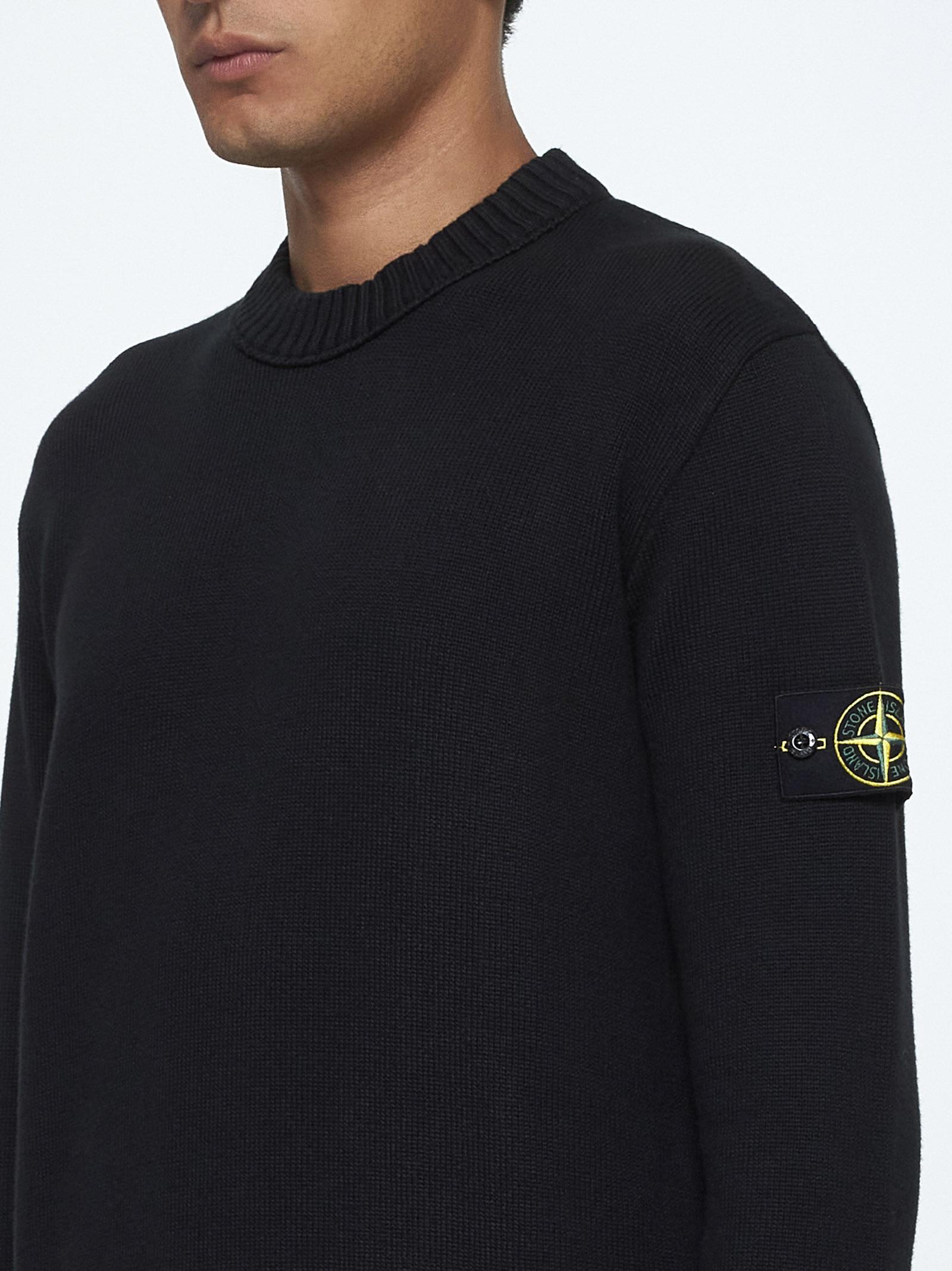 Shop Stone Island Cotton-blend Sweater