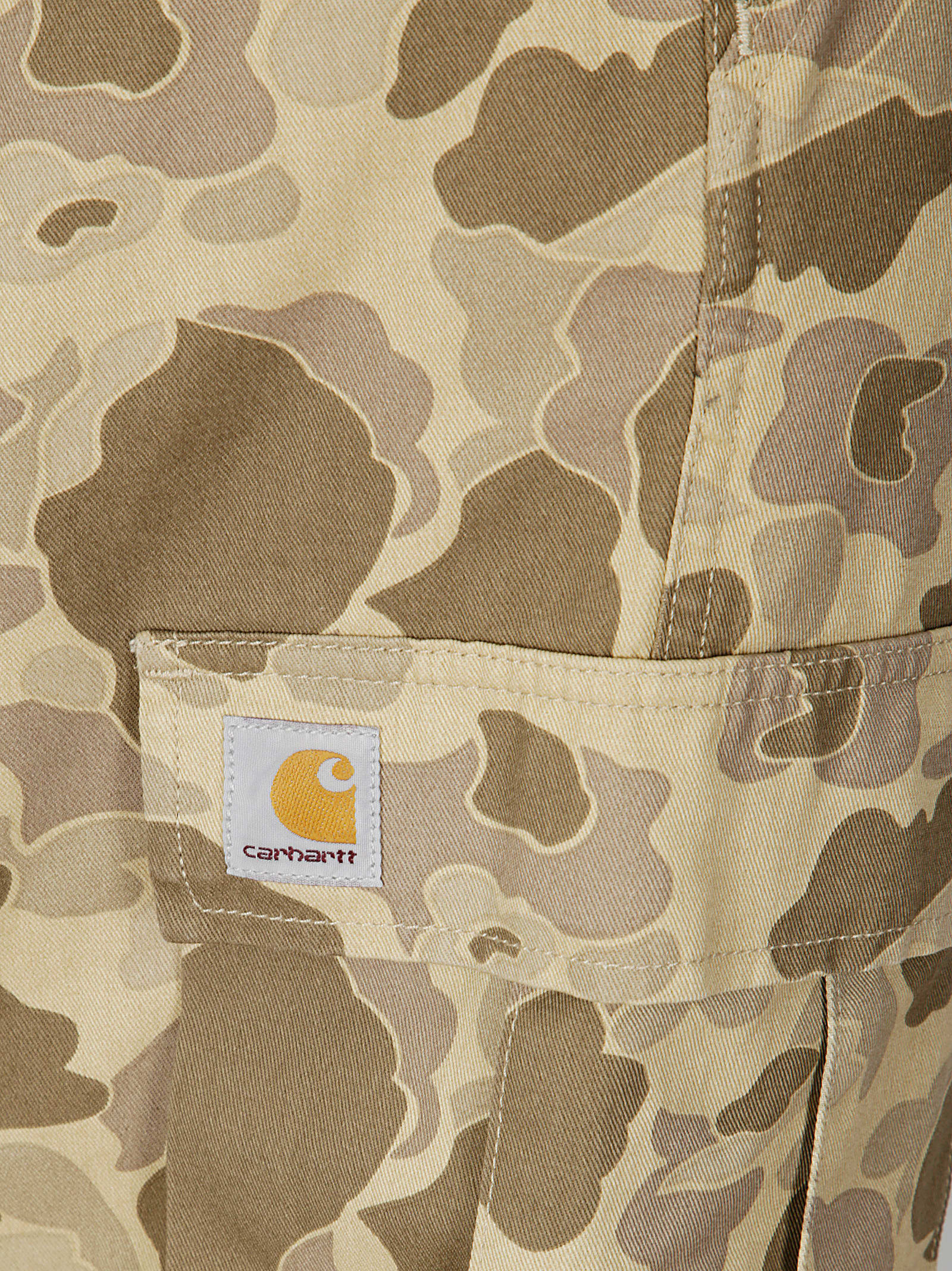 Carhartt Beige Printed Twill Regular Cargo Pants