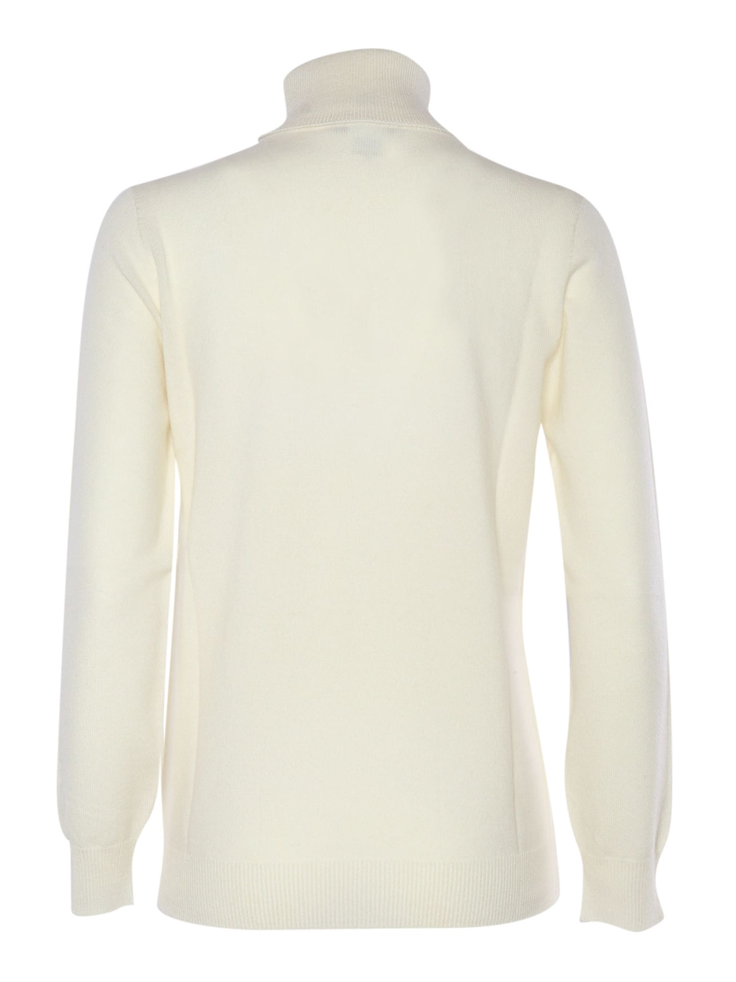 Kangra Cashmere Turtleneck In White