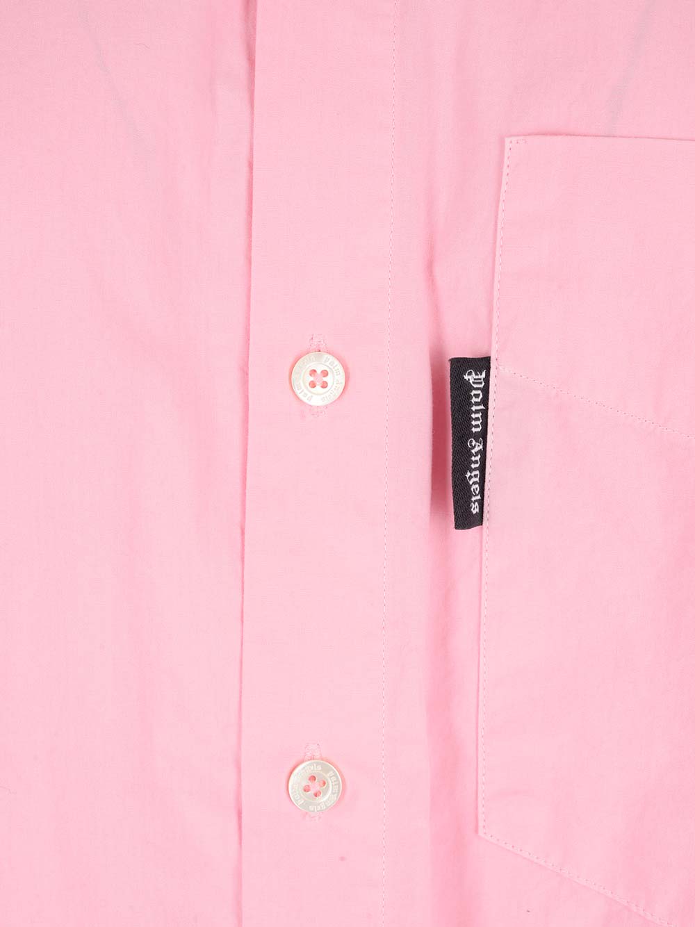 Shop Palm Angels Pink Shirtdress