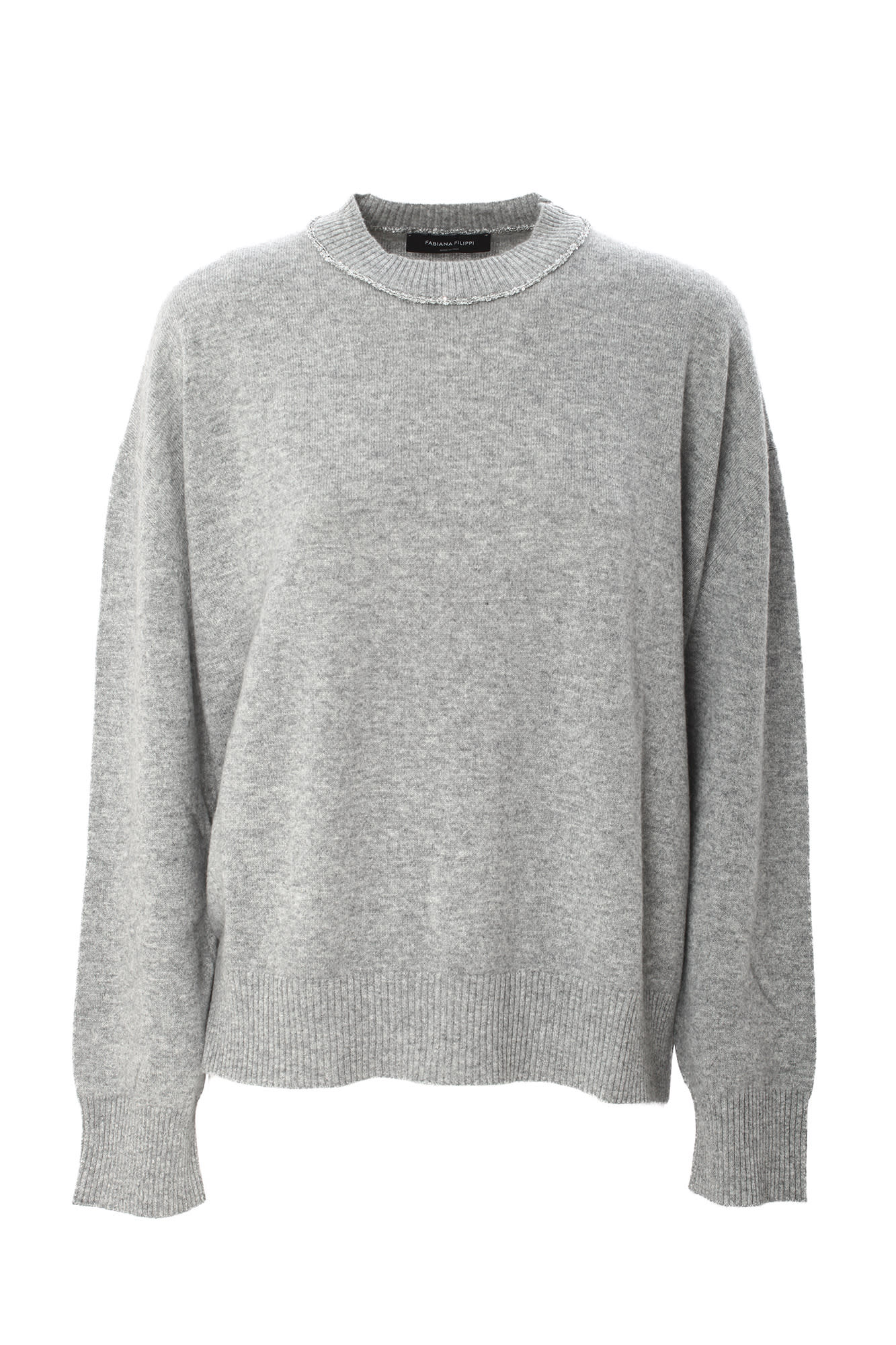 Shop Fabiana Filippi Sweaters Grey