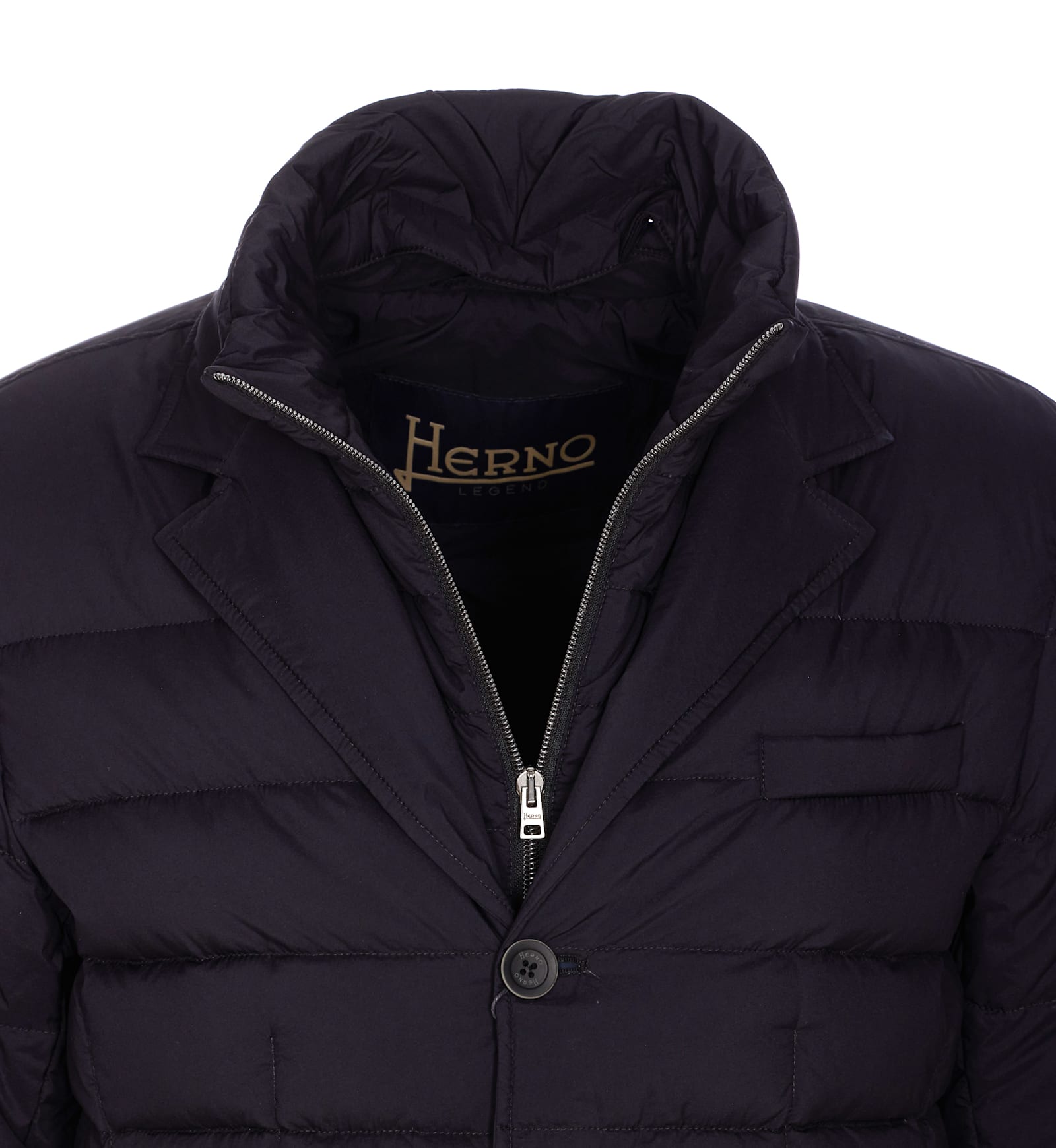 Herno Men La Giacca Light Down Jacket In Blue