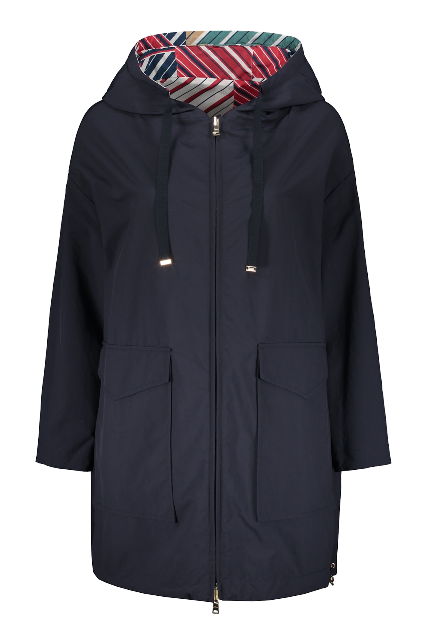 Herno Technical Fabric Hooded Jacket