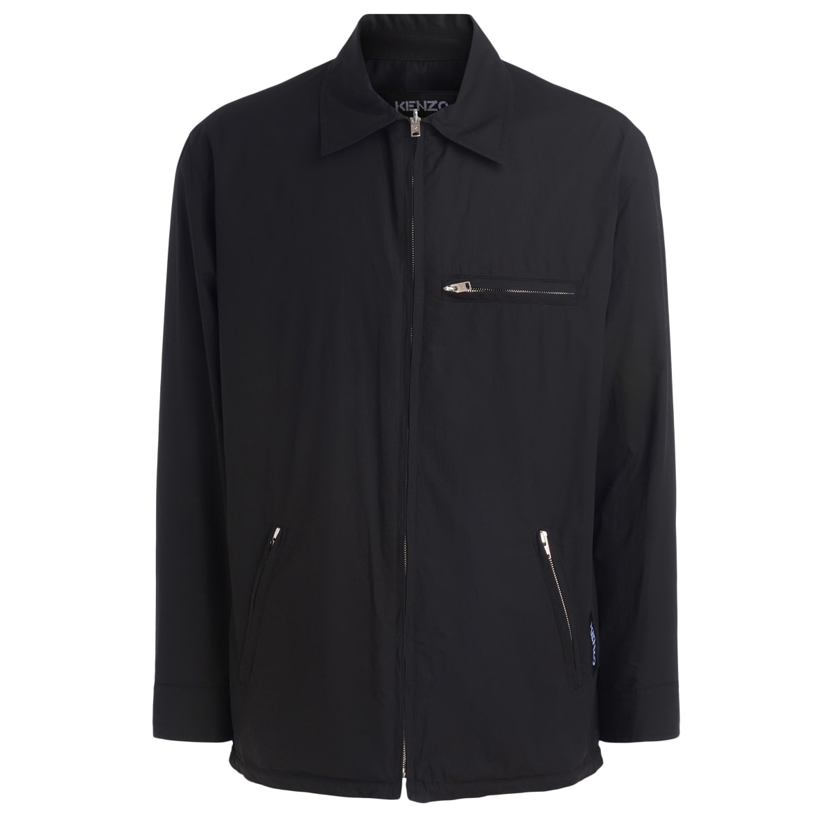 Kenzo Reversible Jacket In Black Nylon