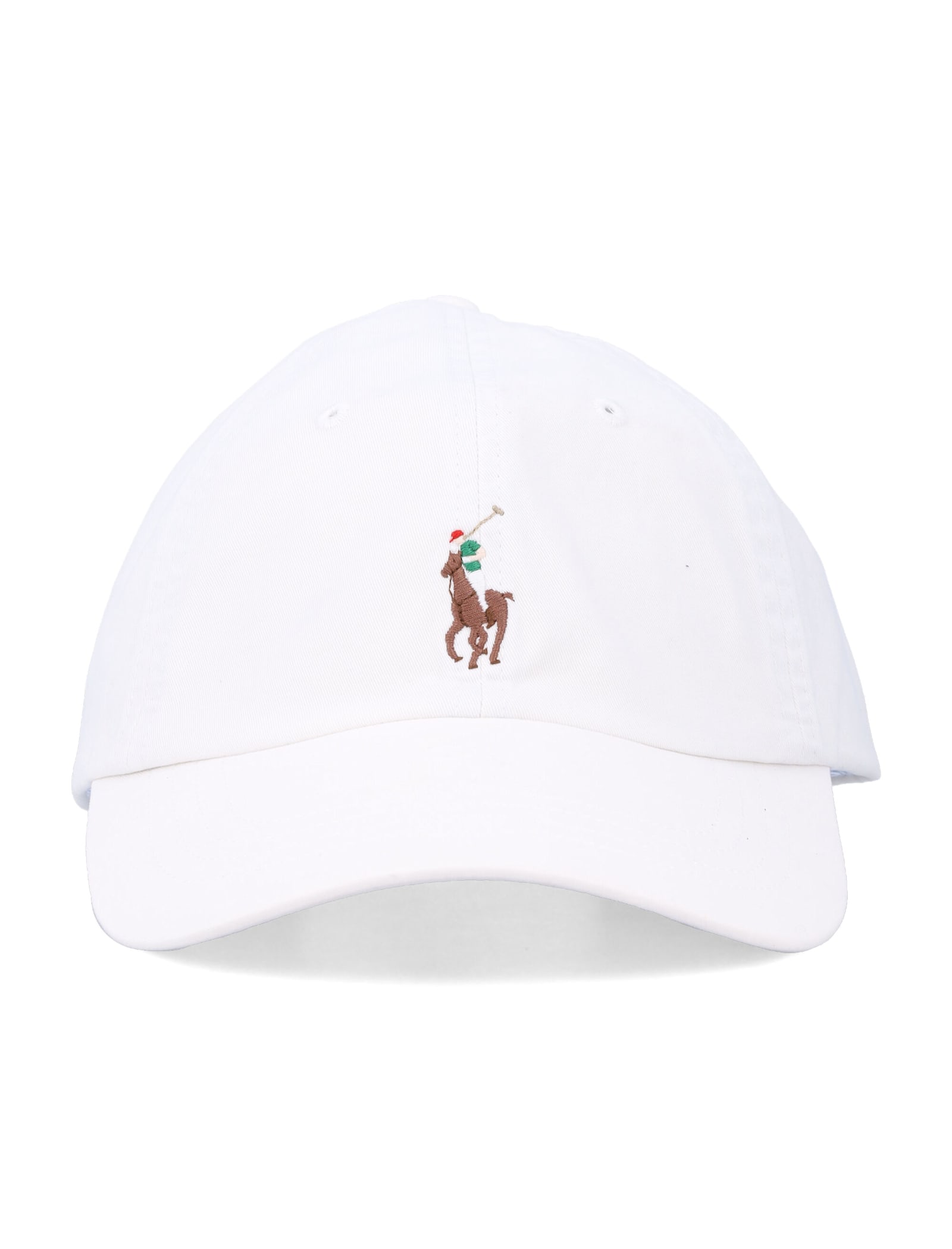 Polo Ralph Lauren Polo Cap Leather String In White