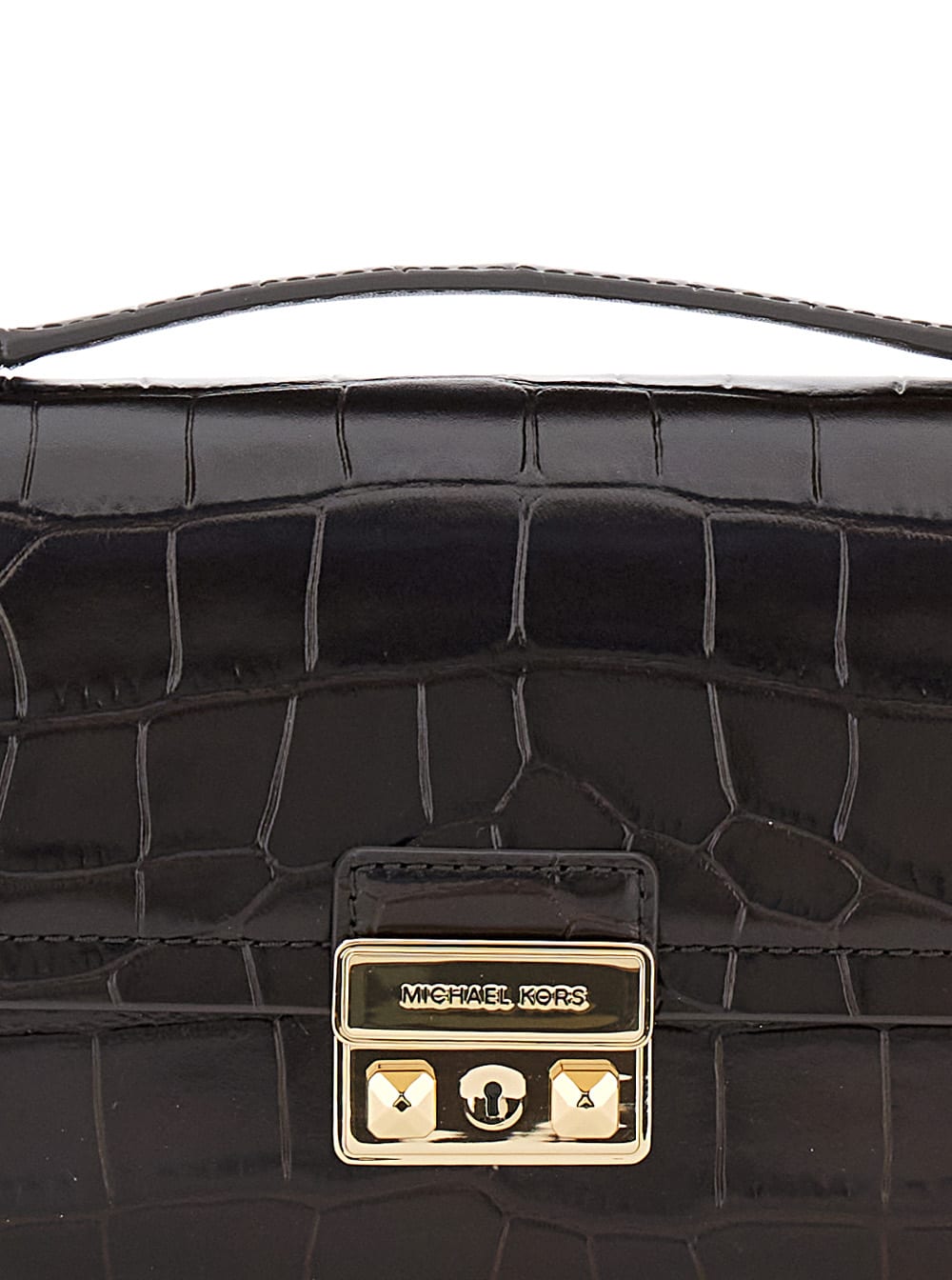 Michael Kors Sm Conv Chain Shldr In Brown